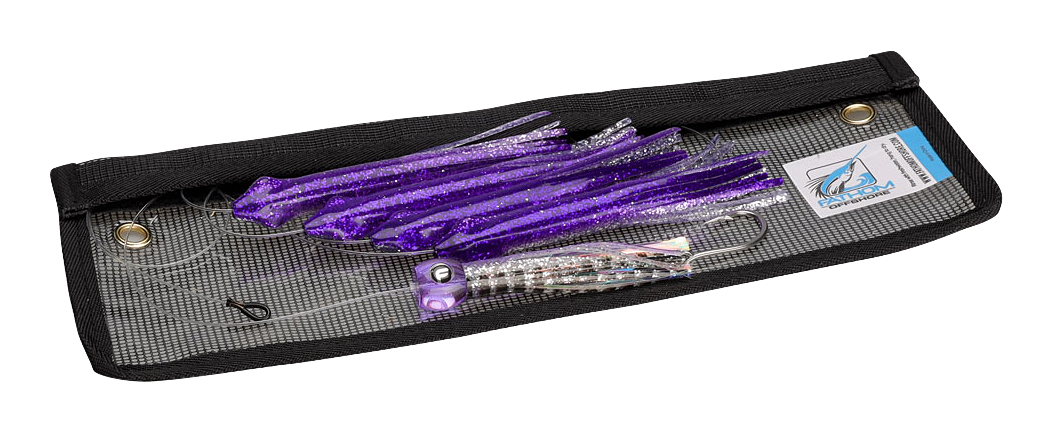 Fathom Offshore Rigged Epic ECM Squid Chain - Purple/Black