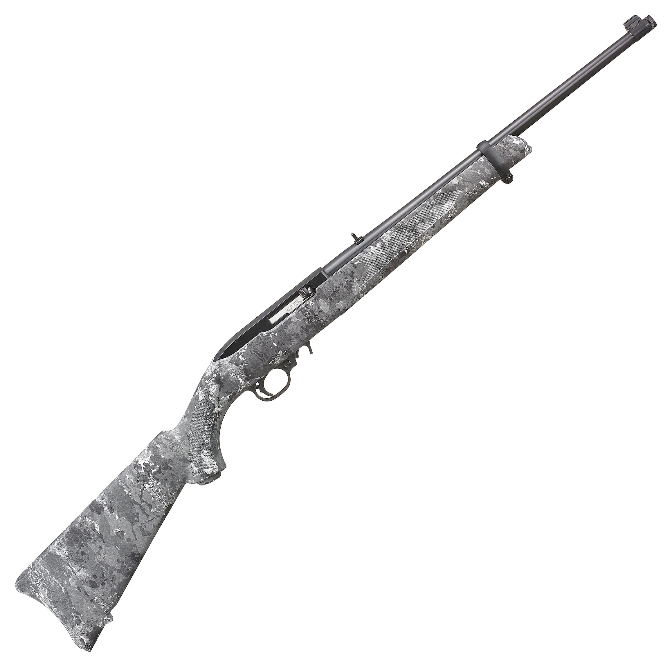 Ruger 1022 TrueTimber Carbine SemiAuto Rimfire Rifle  TrueTimber Midnight  22 Long RifleBlued