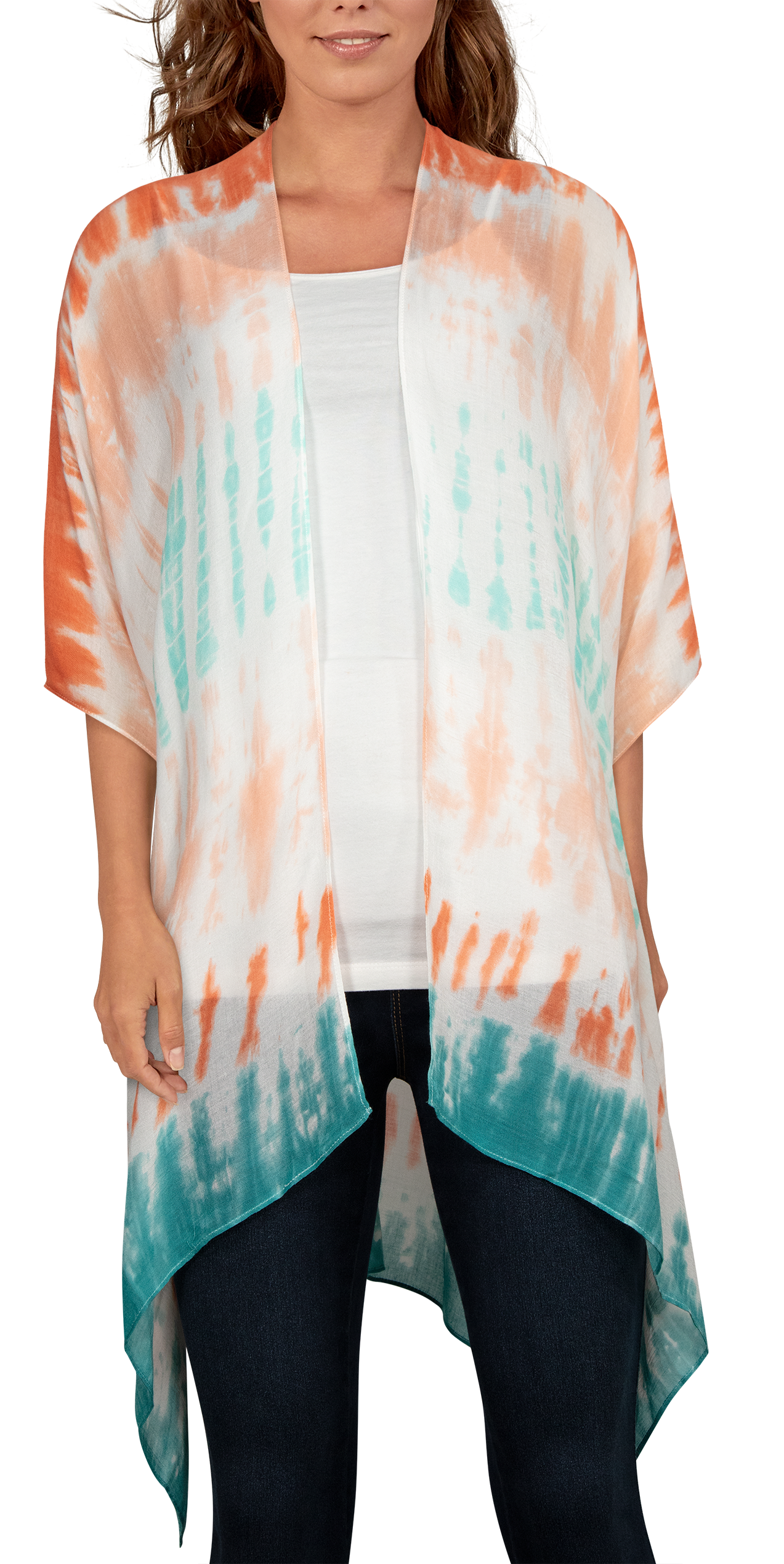 Quagga Sorbet Swirl Ruana for Ladies