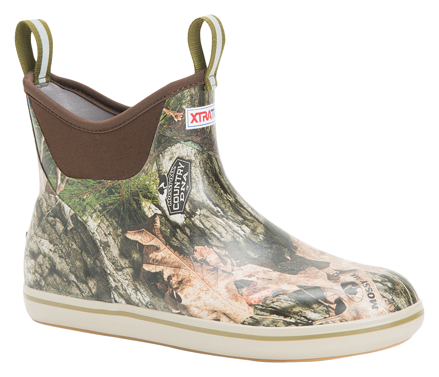 Image of Xtratuf Ankle Deck Boots for Men - Mossy Oak Country DNA - 8M