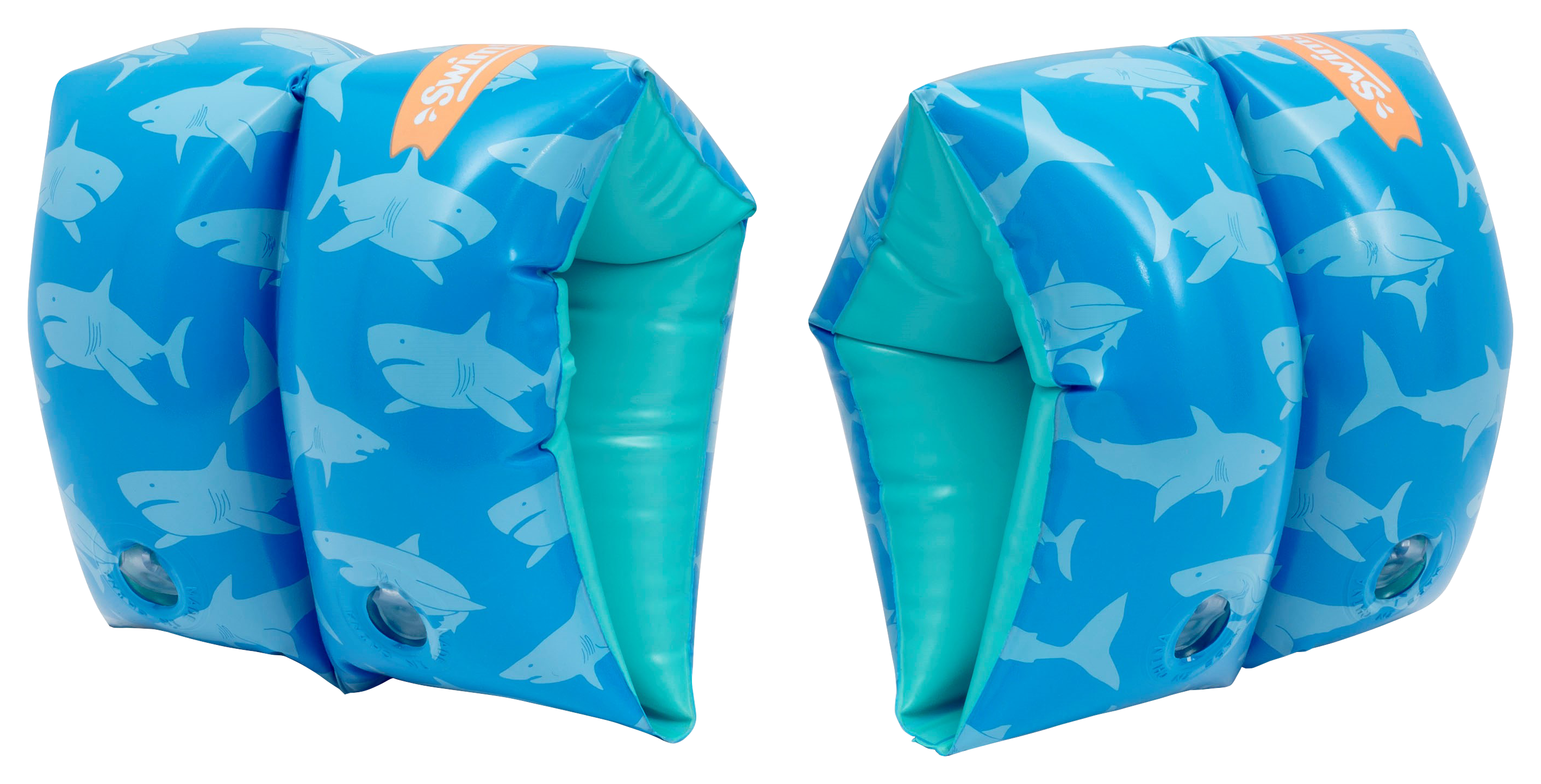 Aqua-Leisure SwimSchool Dual-Chamber Arm Floats for Kids - Blue