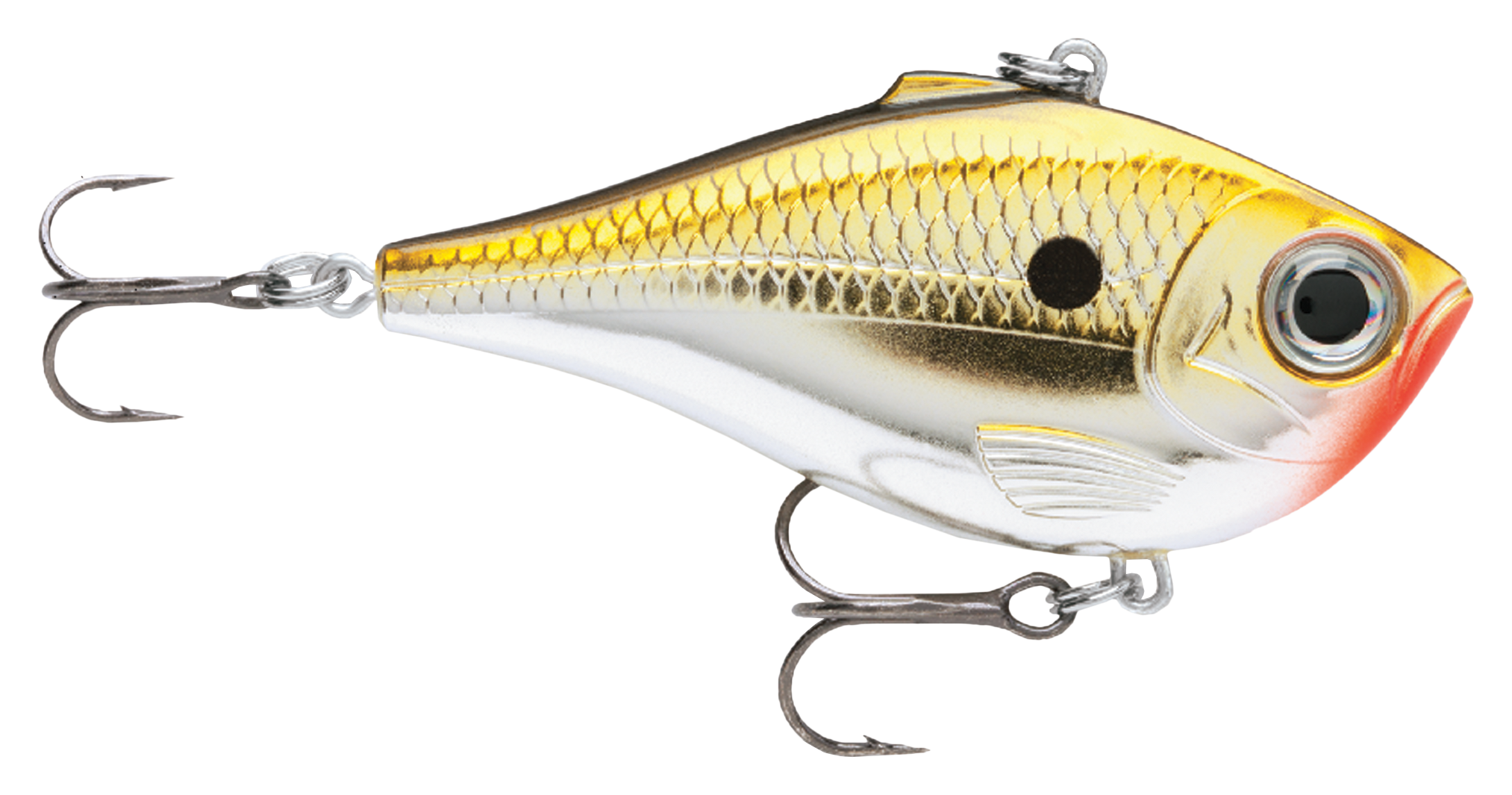 Image of Rapala Rippin' Rap Rattling Lipless Crankbait - 2″ - Gold Chrome