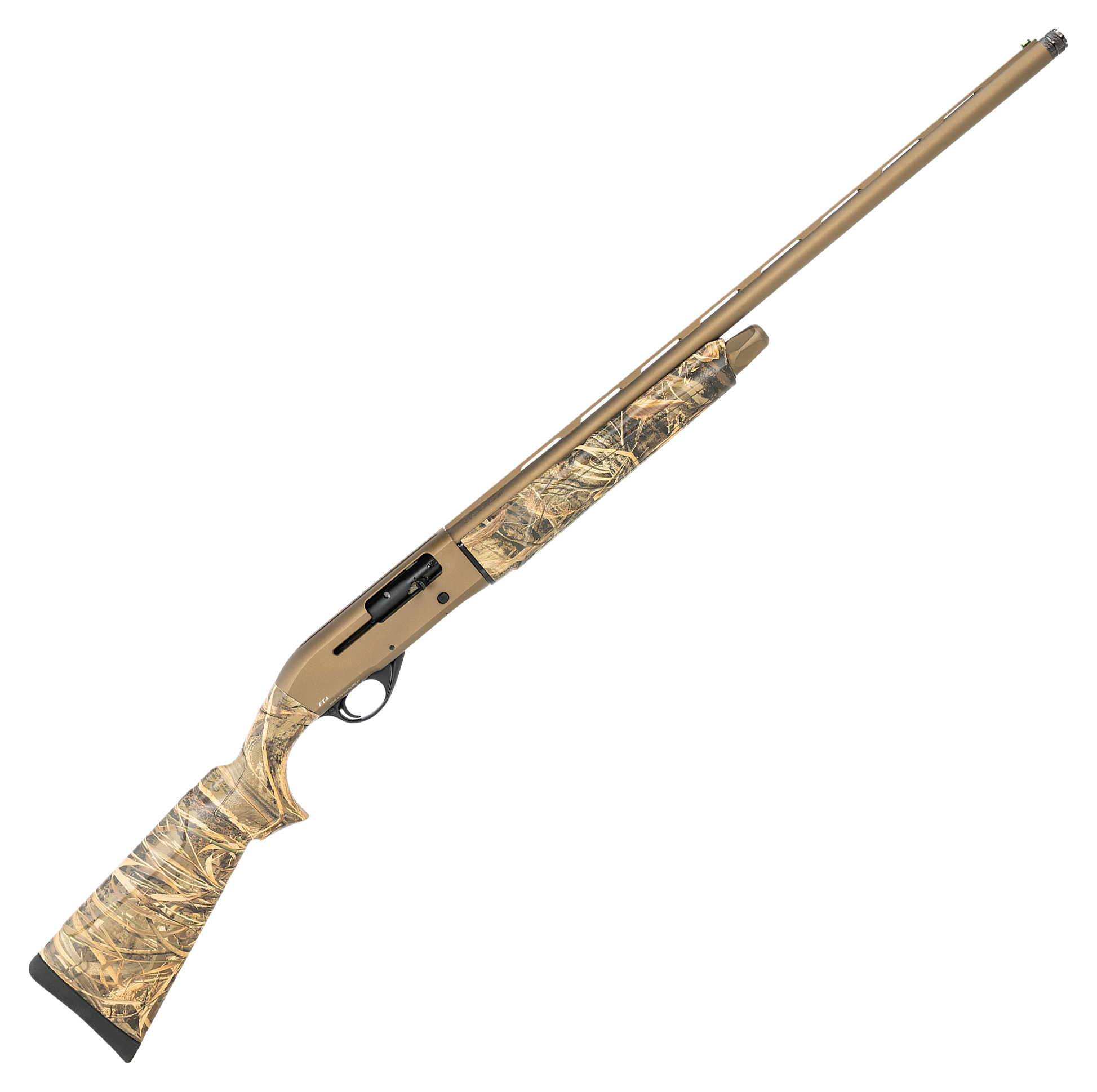Pointer Field Tek 4 SemiAuto Shotgun  12 Gauge  Midnight Bronze Cerakote  Realtree MAX5