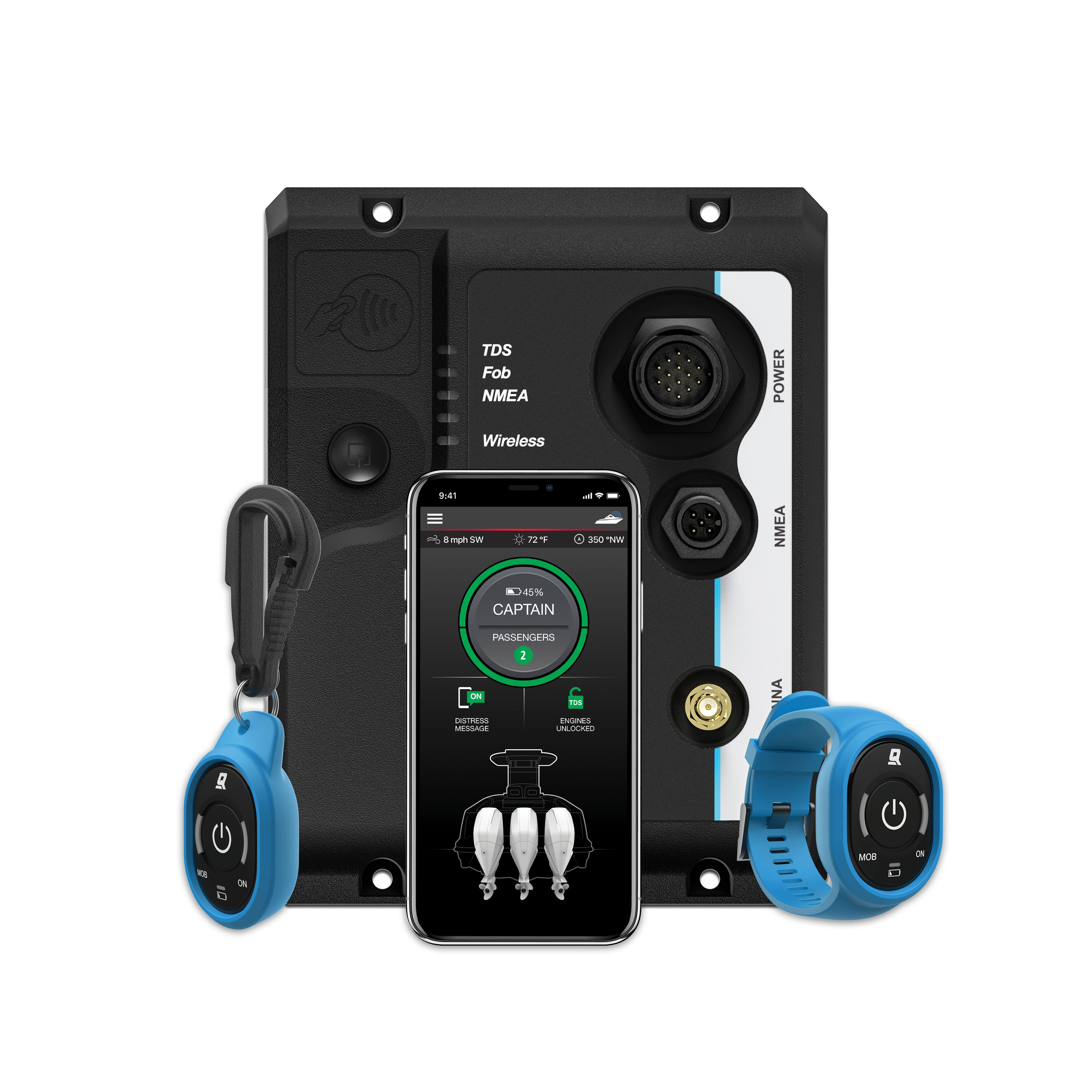 1st Mate Marine Safety and Security System - Quicksilver - Single Engine