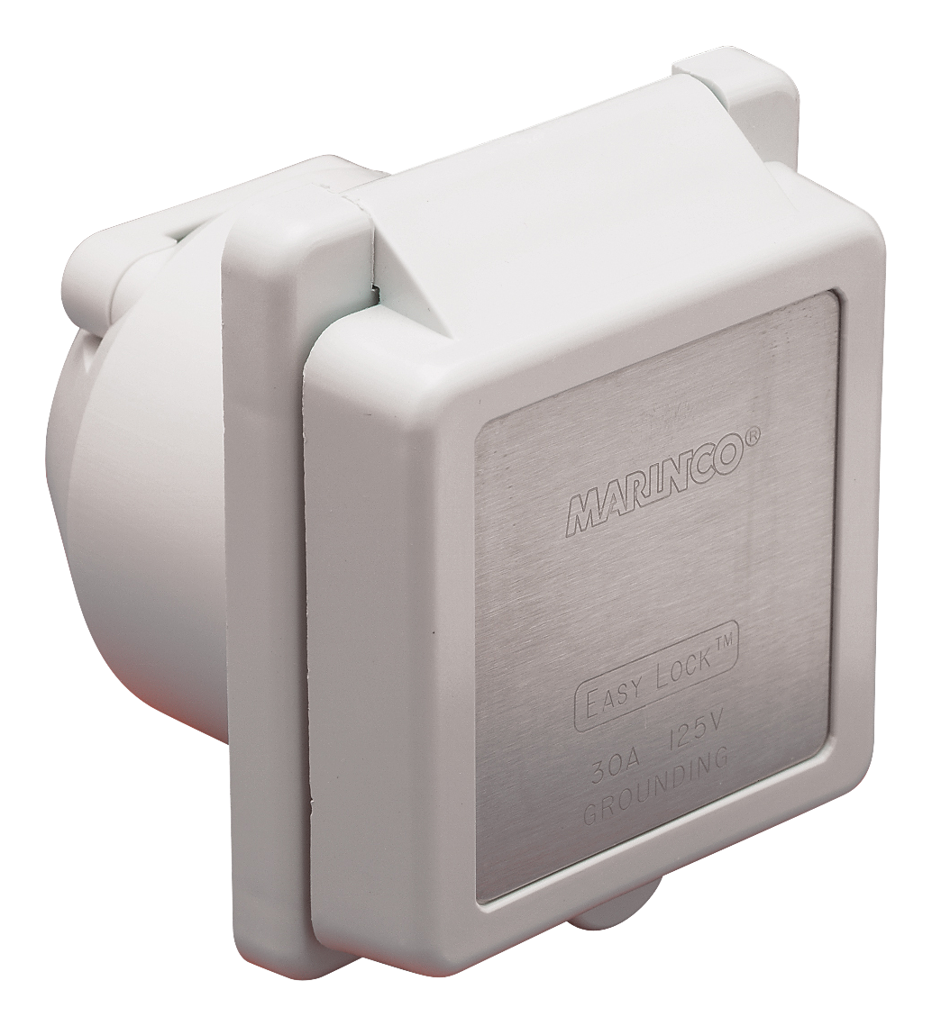 Marinco 30A Plastic Shore Power Inlet