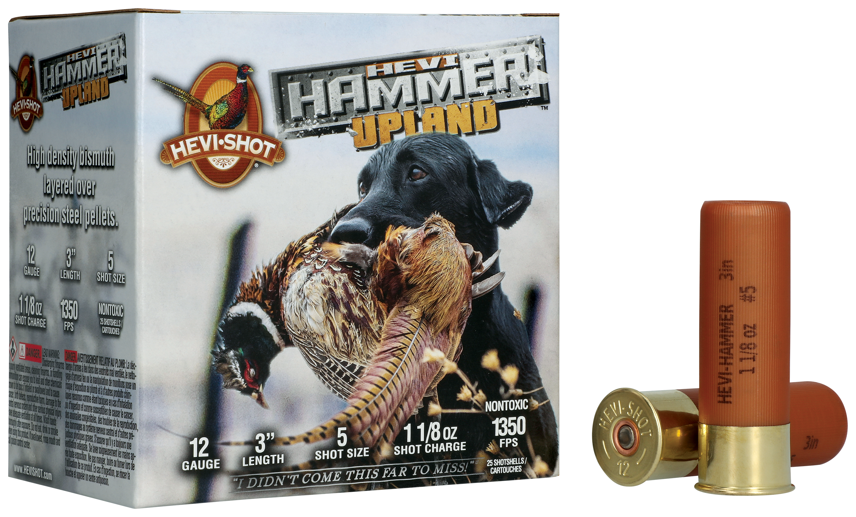 Image of Hevi-Shot HEVI-Hammer Upland Shotgun Shells - 12 Gauge - #5 - 3' - 250 Rounds