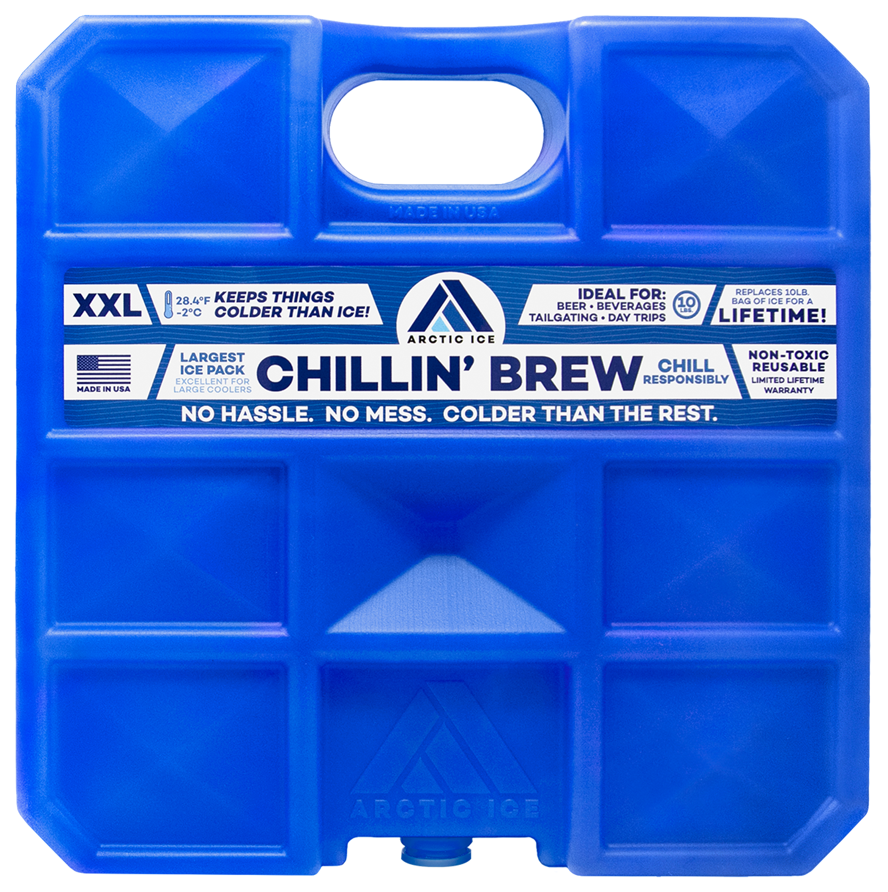 Arctic Ice Chillin Brew Reusable Ice Pack - 10 lbs.
