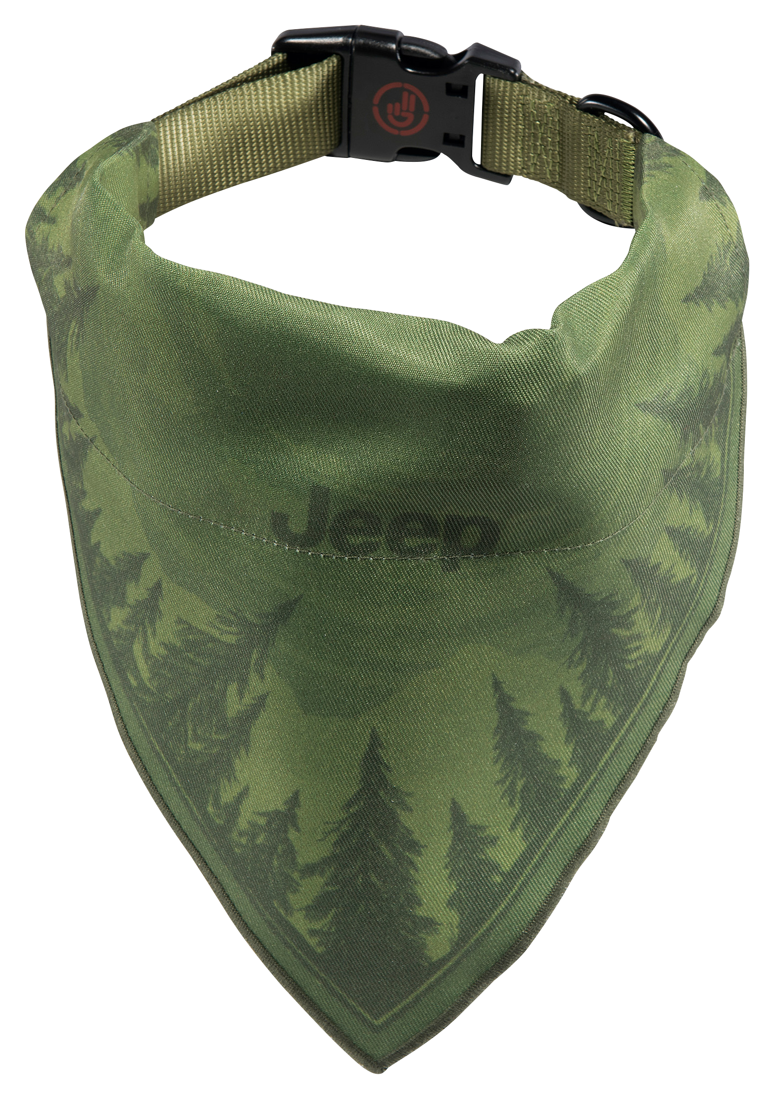 Jeep Forest Backroads Bandana Dog Collar - Jeep