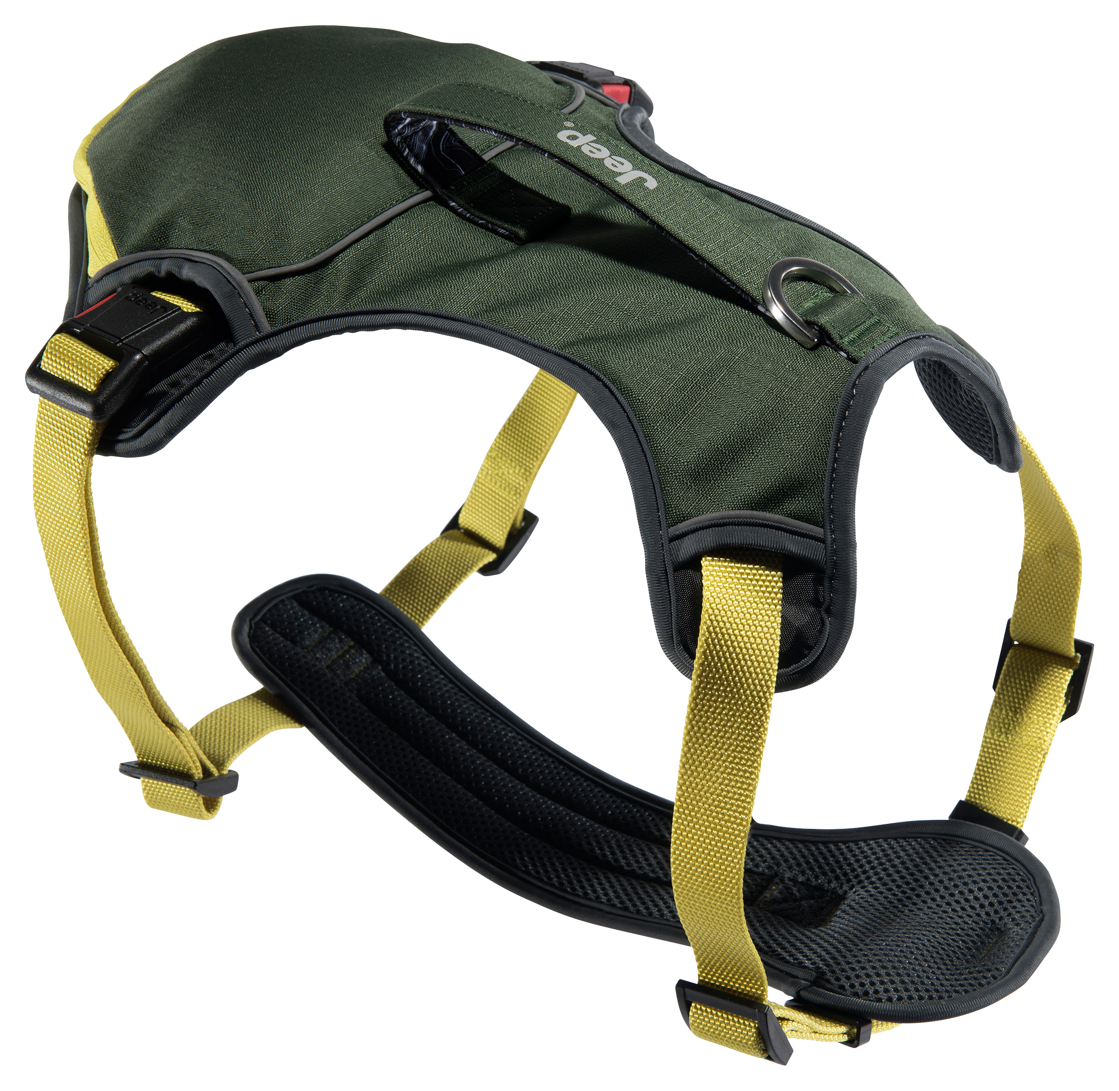 Jeep Off-Road Dog Harness - Olive Green - Large - Jeep