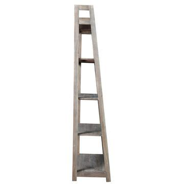Crestview Collection Light Grey Angled Etagere