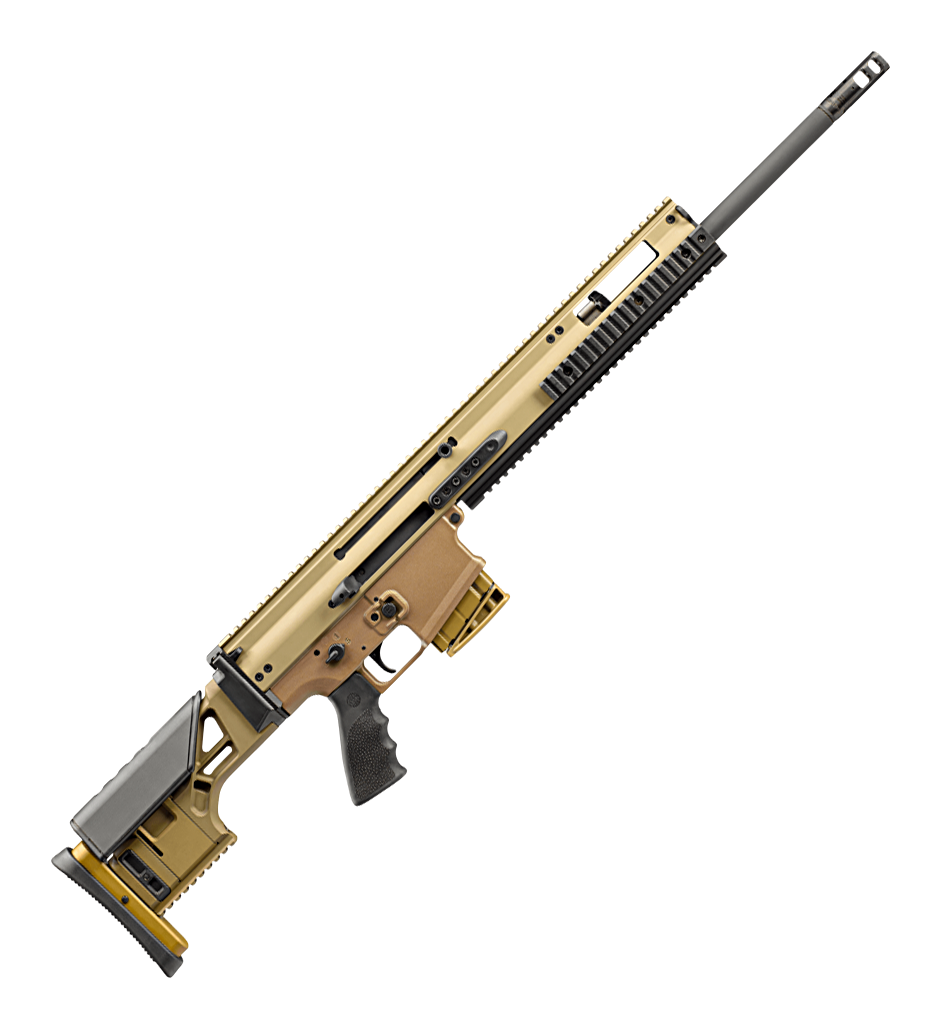 FN SCAR 20S NRCH SemiAuto Rifle  762x51mm308 Winchester  FDE