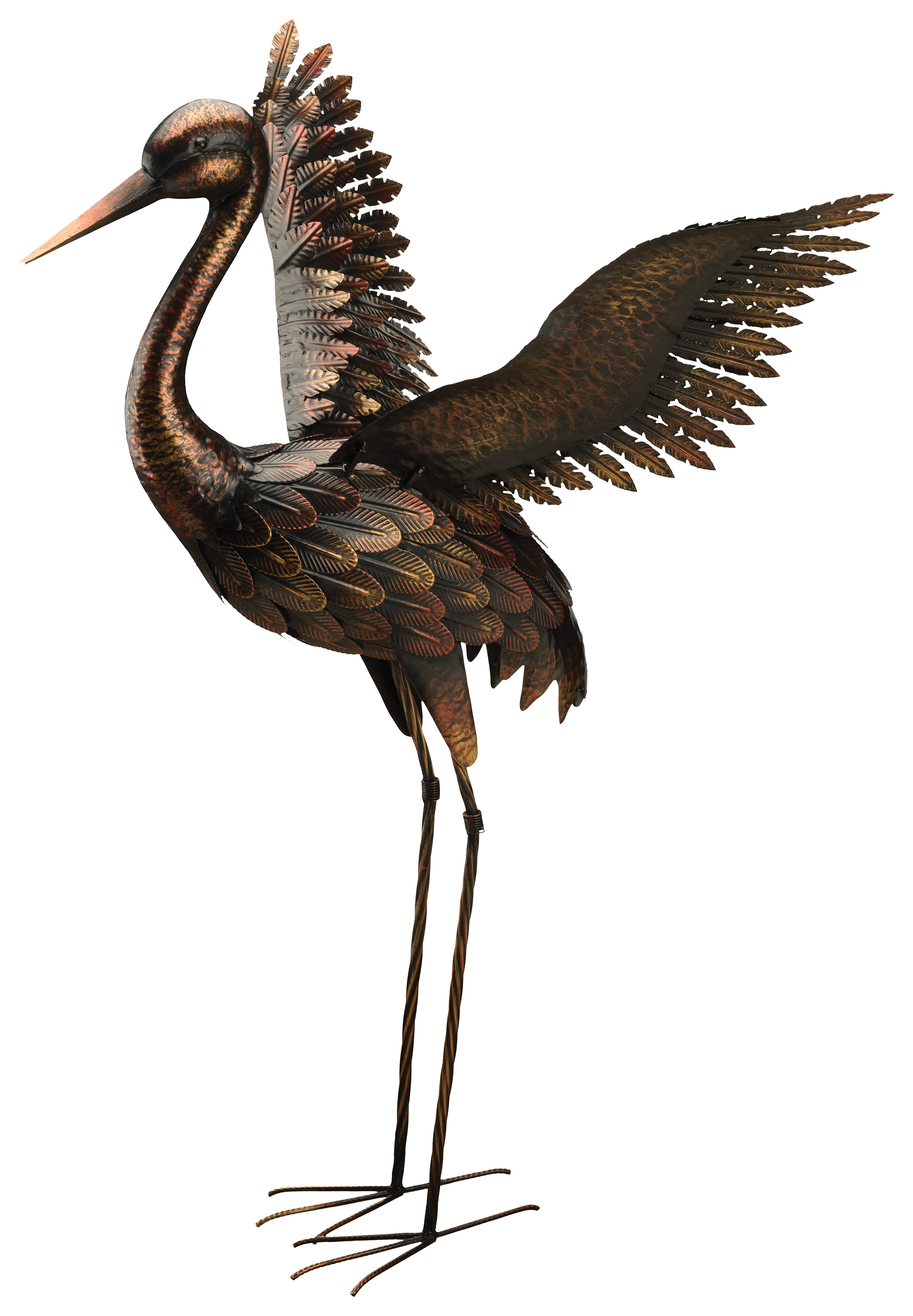 Regal Art & Gift Regal Art &Gift Bronze Crane with Wings Up Garden Decor - $213.99 at Cabela's Program