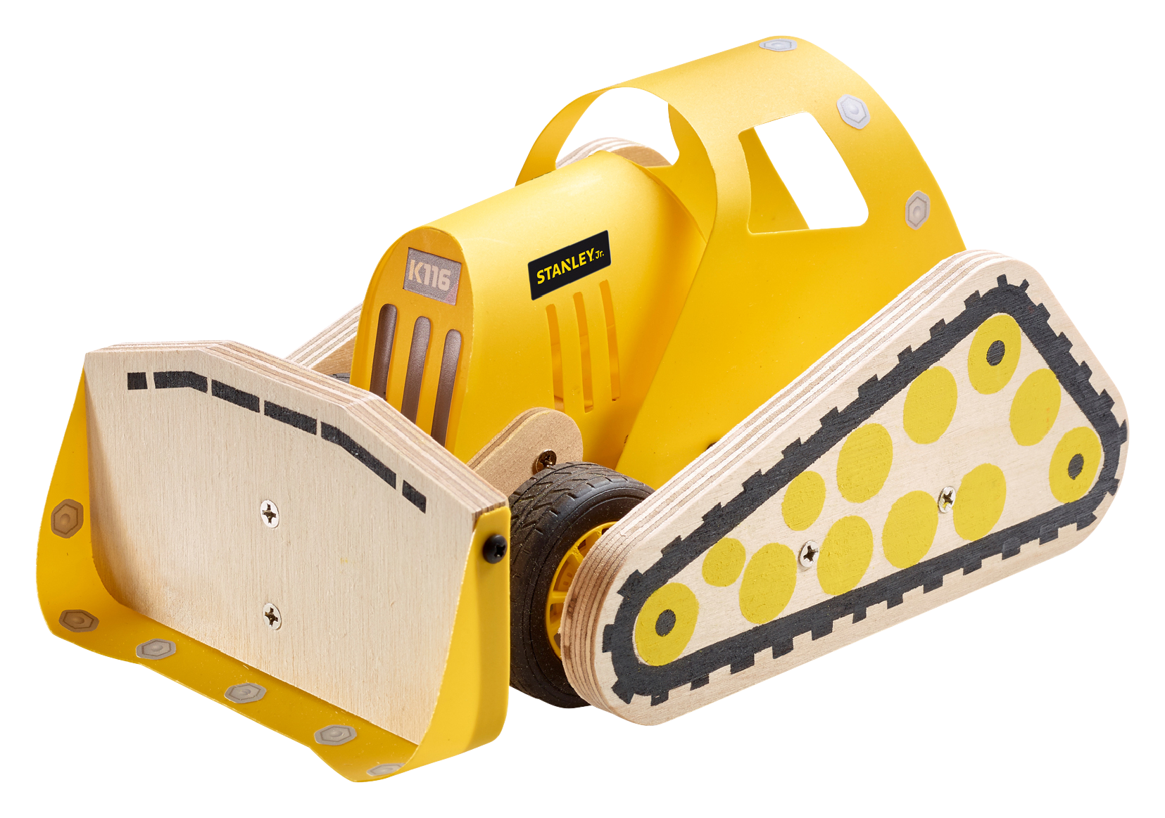 Stanley Jr. Bulldozer Wooden Kit