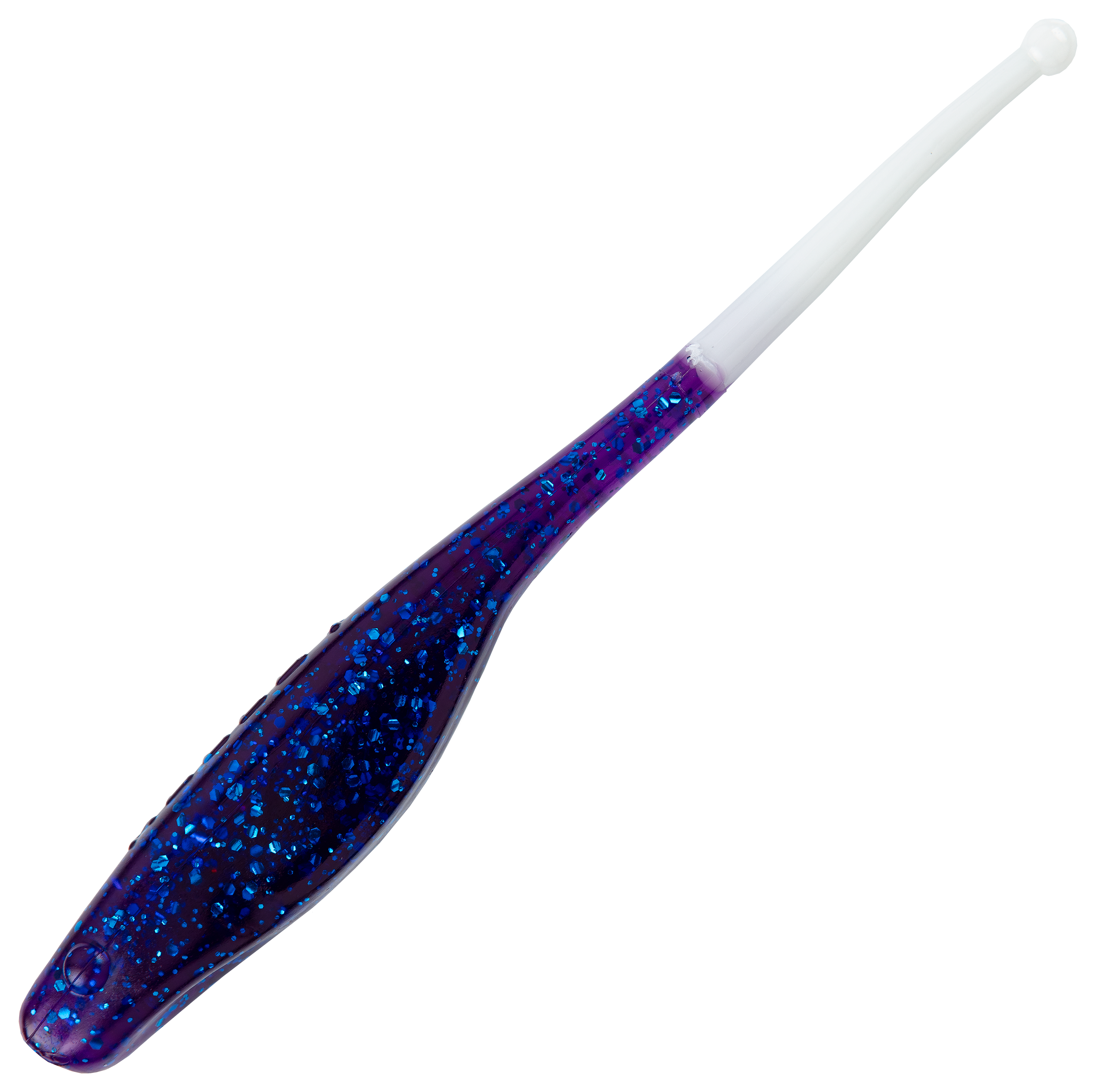 Kwigglers Ball Tail Shad - Electric Grape/Cool Tip