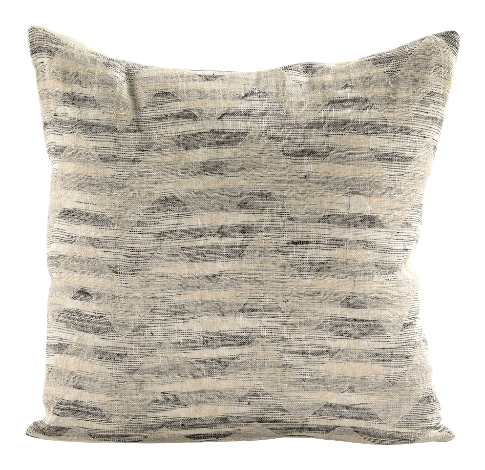 Auskin Gibson Linen and Silk Square Decorative Pillow