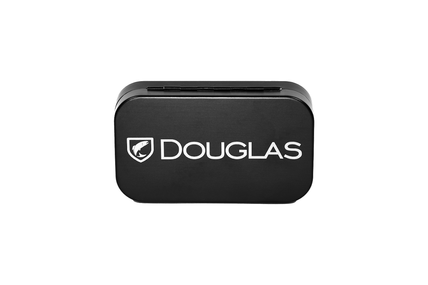 Image of Douglas Outdoors Metal Fly Box - 6-1/8″ x 3-3/4″ x 1-1/8″ - Foam/10 Compartment