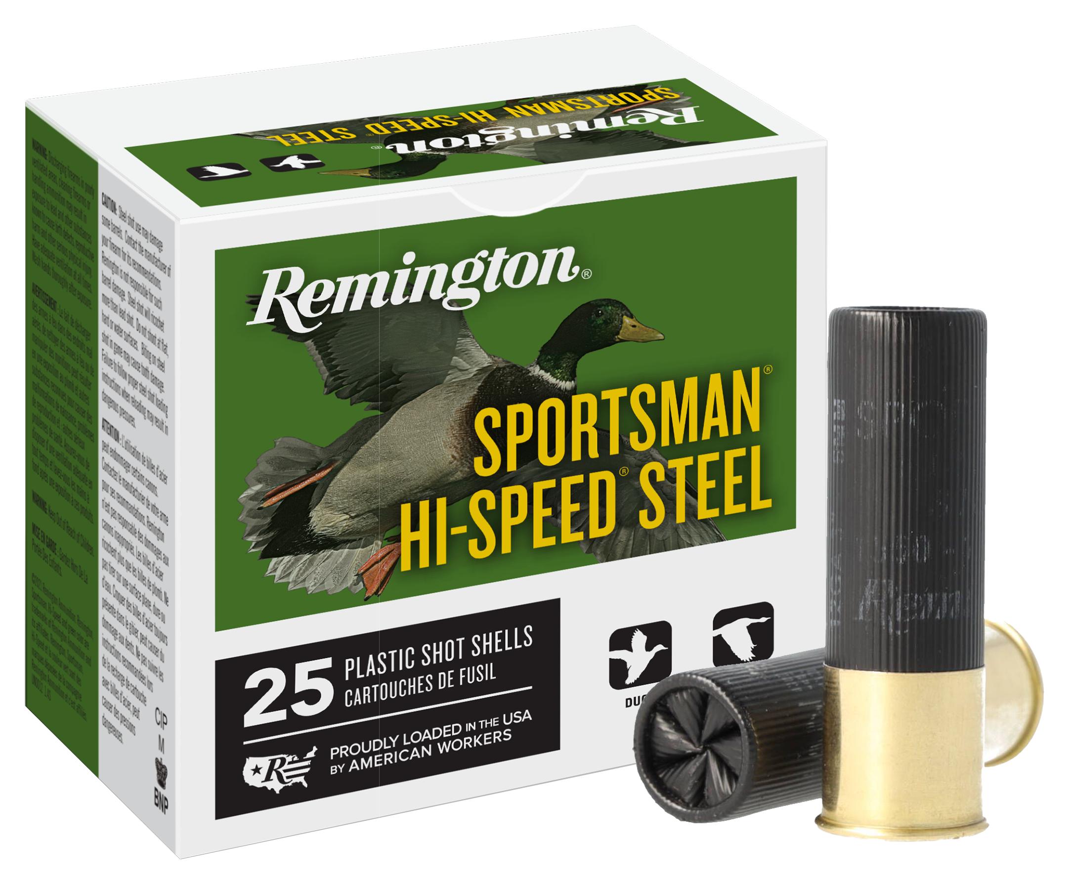 Remington Sportsman Hi-Speed Steel Shotshells - 12 Gauge - BB Shot - 1300 FPS - 1-3/8 oz. - 250 Rounds - Remington