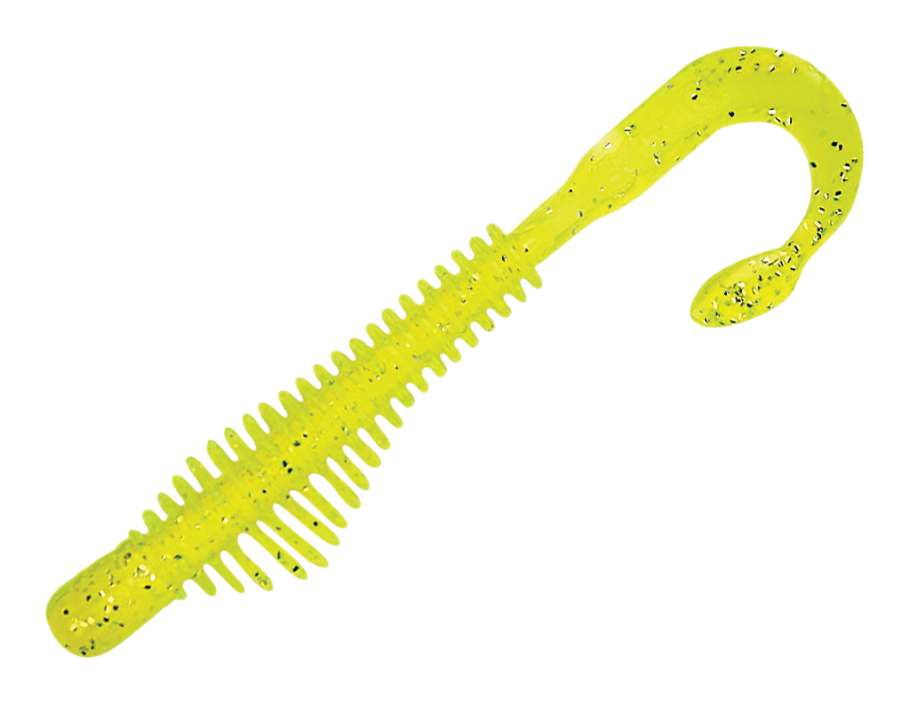B-Fish-N AuthentX Series Moxi - 4 - Chartreuse Silver/White Core