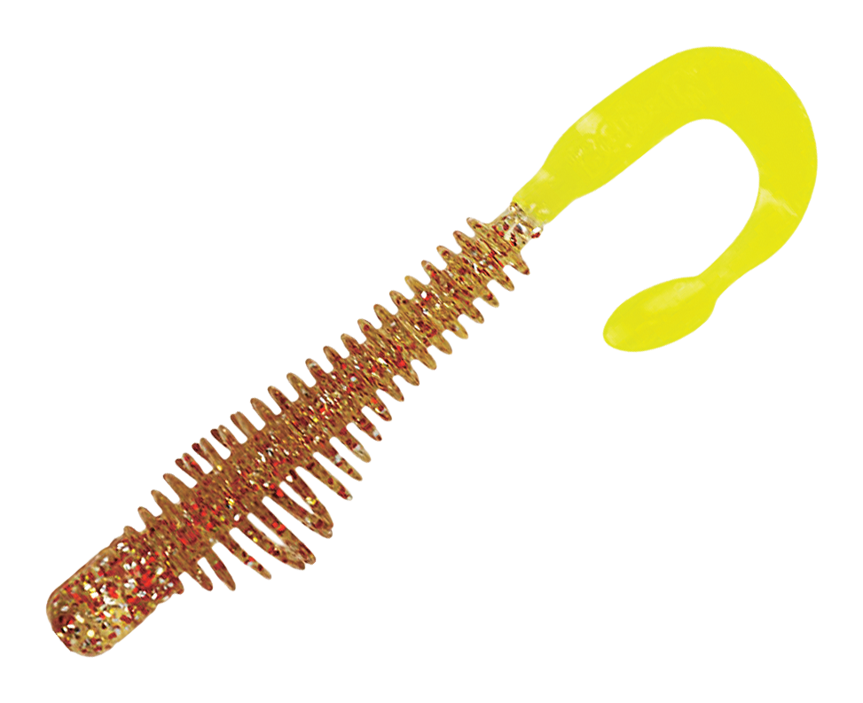 B-Fish-N AuthentX Series Moxi - 4 - Goldcracker/Chartreuse Tail