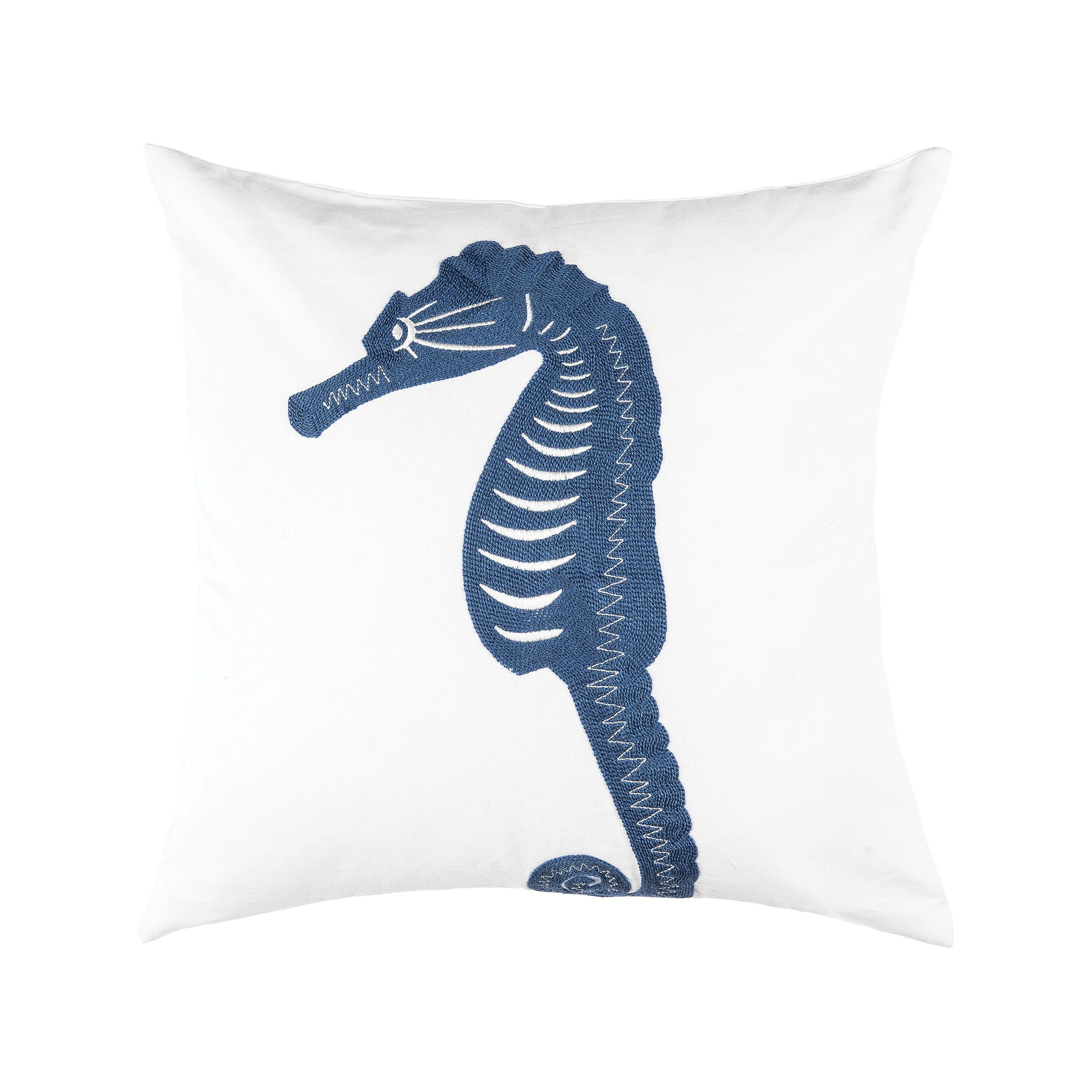 Image of C&ampF Home Reef Shores Seahorse Decorative Pillow