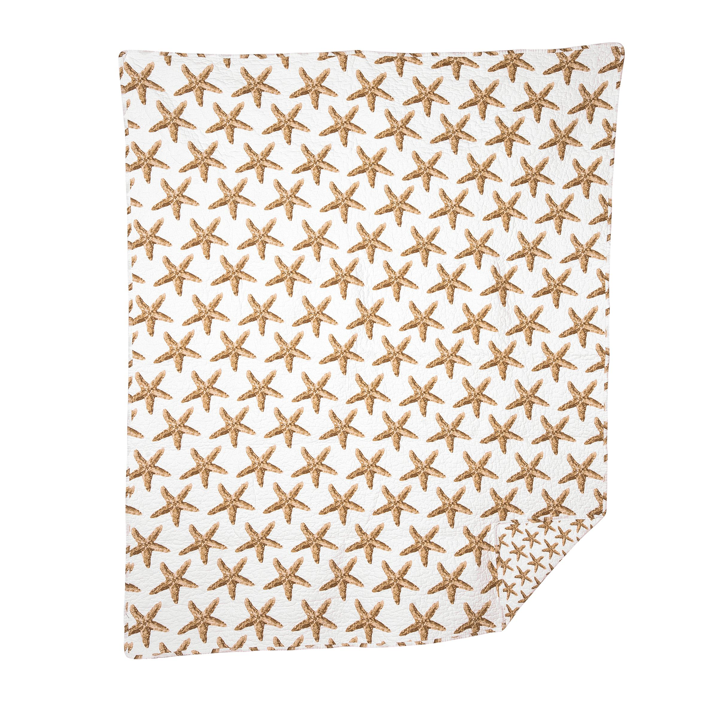 Image of C&ampF Home Sand Bridge Stars Throw Blanket