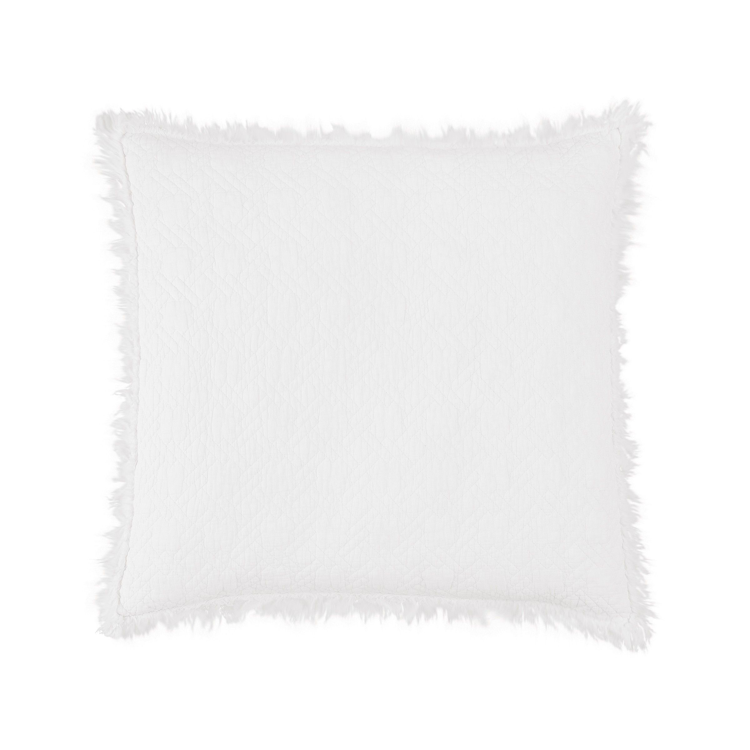 Image of C&ampF Home Trellis White Euro Sham Set