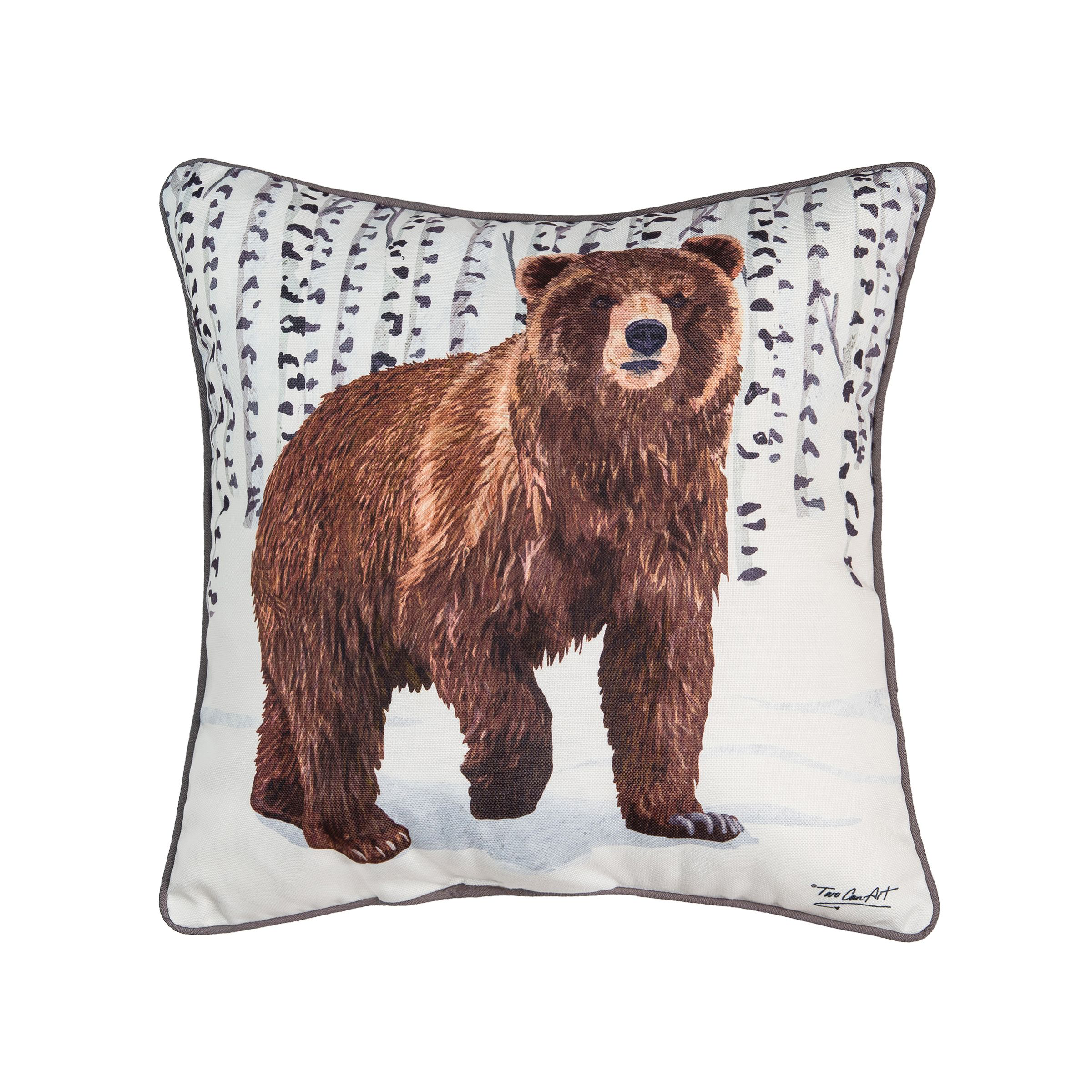 Image of C&ampF Home Winter Bear Decorative Pillow