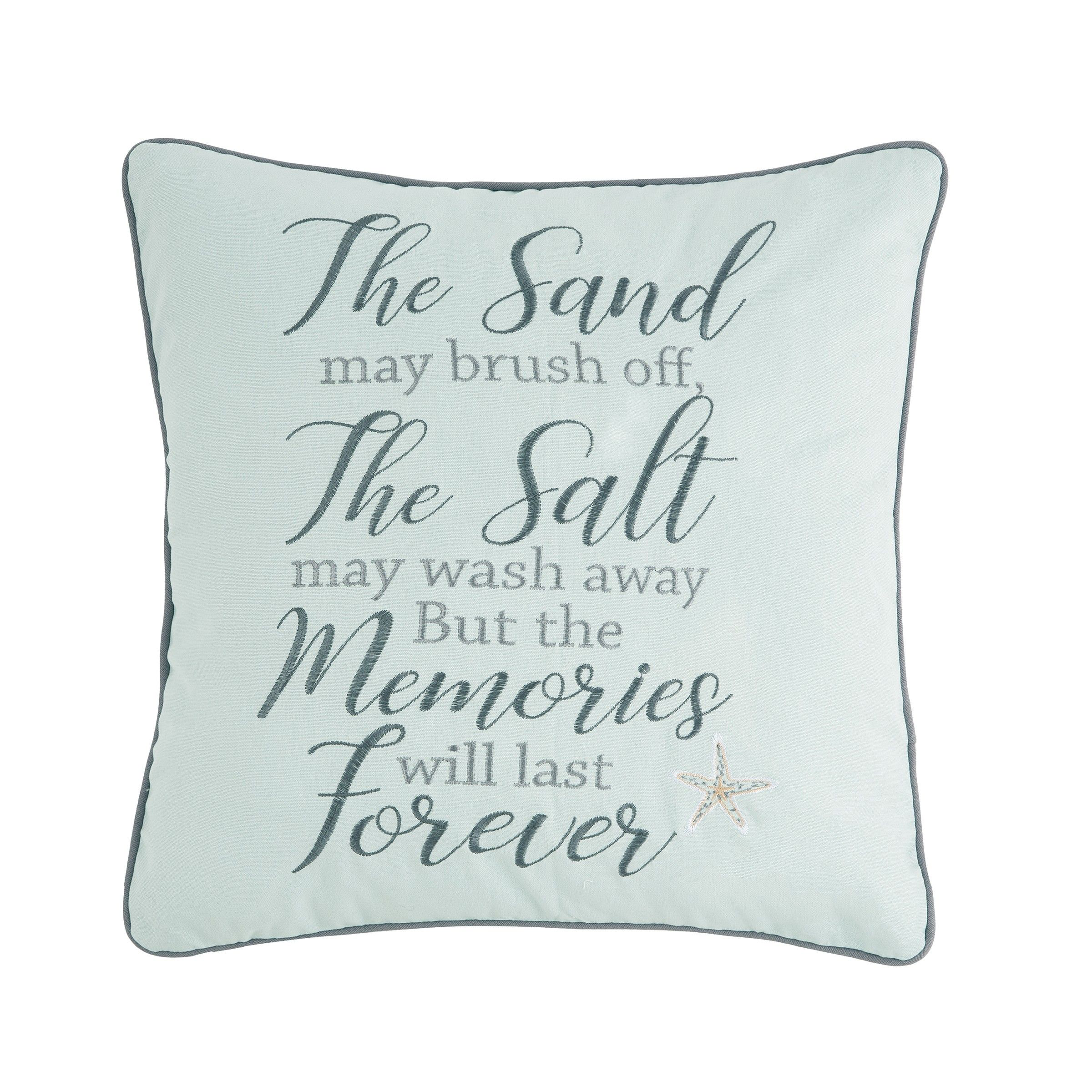 Image of C&ampF Home Amber Sands Collection Memories Forever Pillow