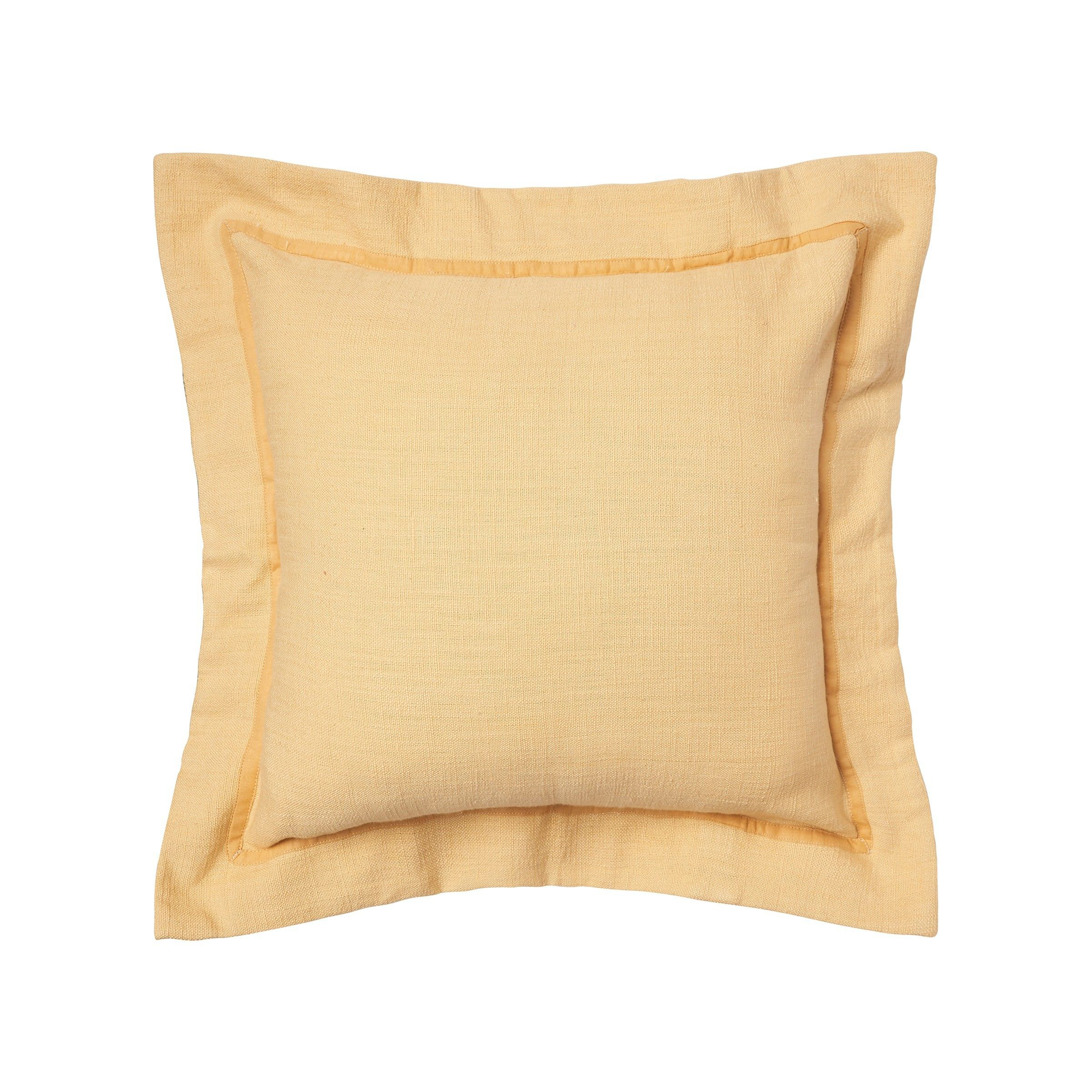 Image of C&ampF Home Cornsilk Flange Decorative Pillow
