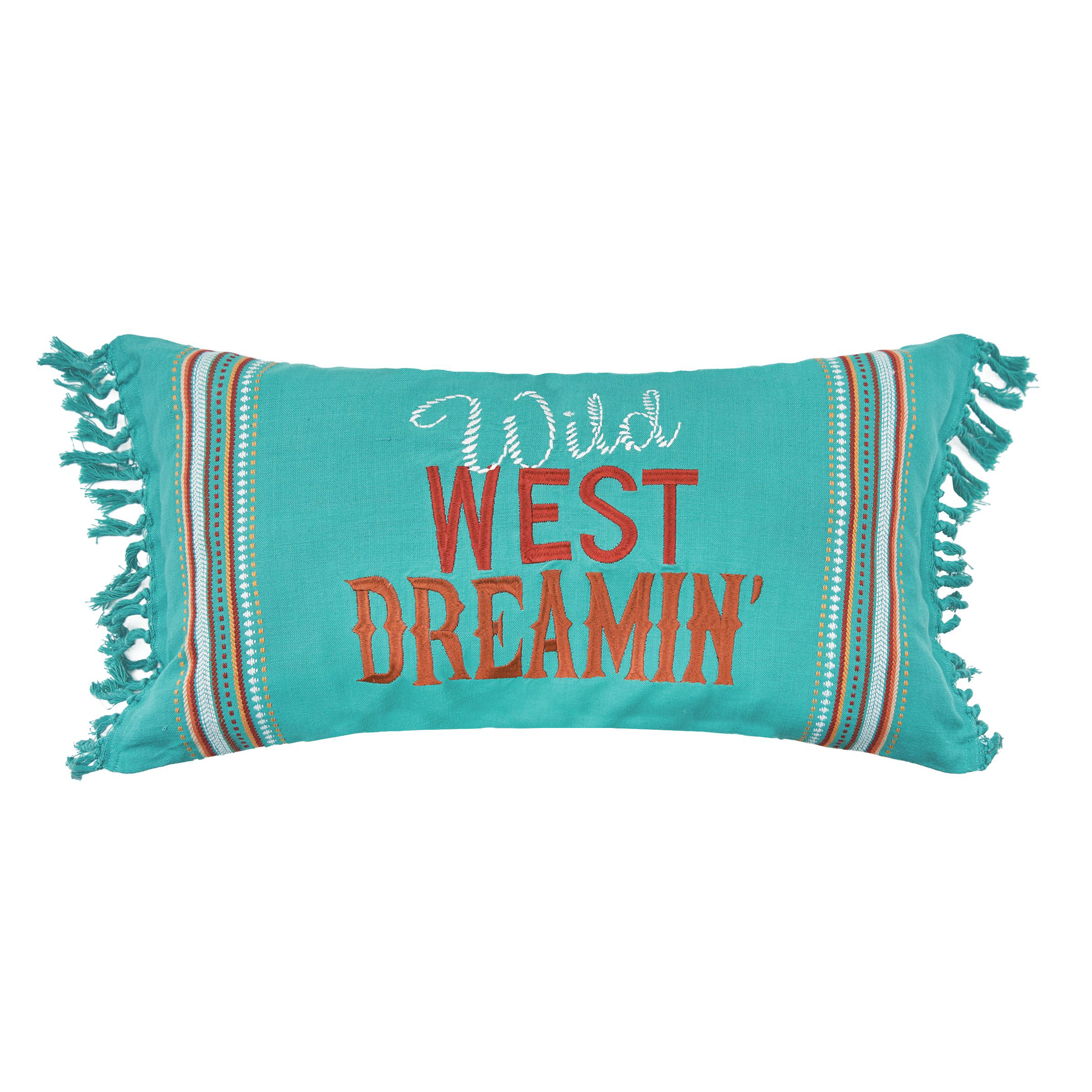 Image of C&ampF Home Aqua Valley Collection Wild West Dreamin' Pillow