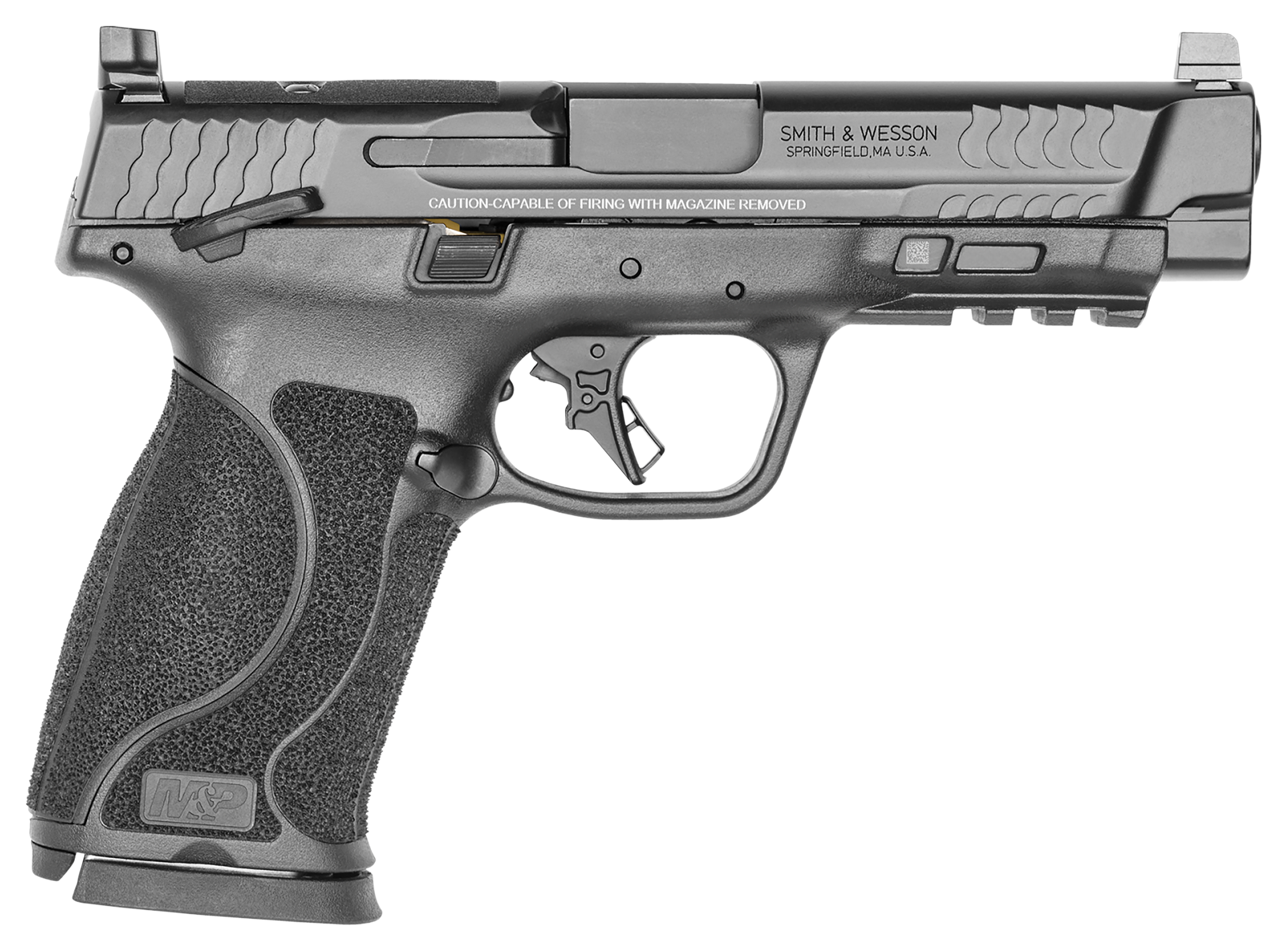 Image of Smith &Wesson M&ampP M2.0 10mm Optics-Ready Semi-Auto Pistol with Thumb Safety - 4.6″