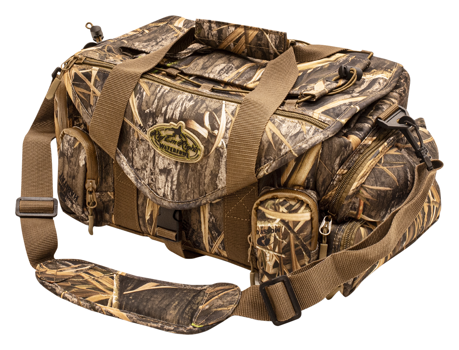 RigEm Right Shell Shocker Floating Blind Bag - Mossy Oak Shadow Grass Habi