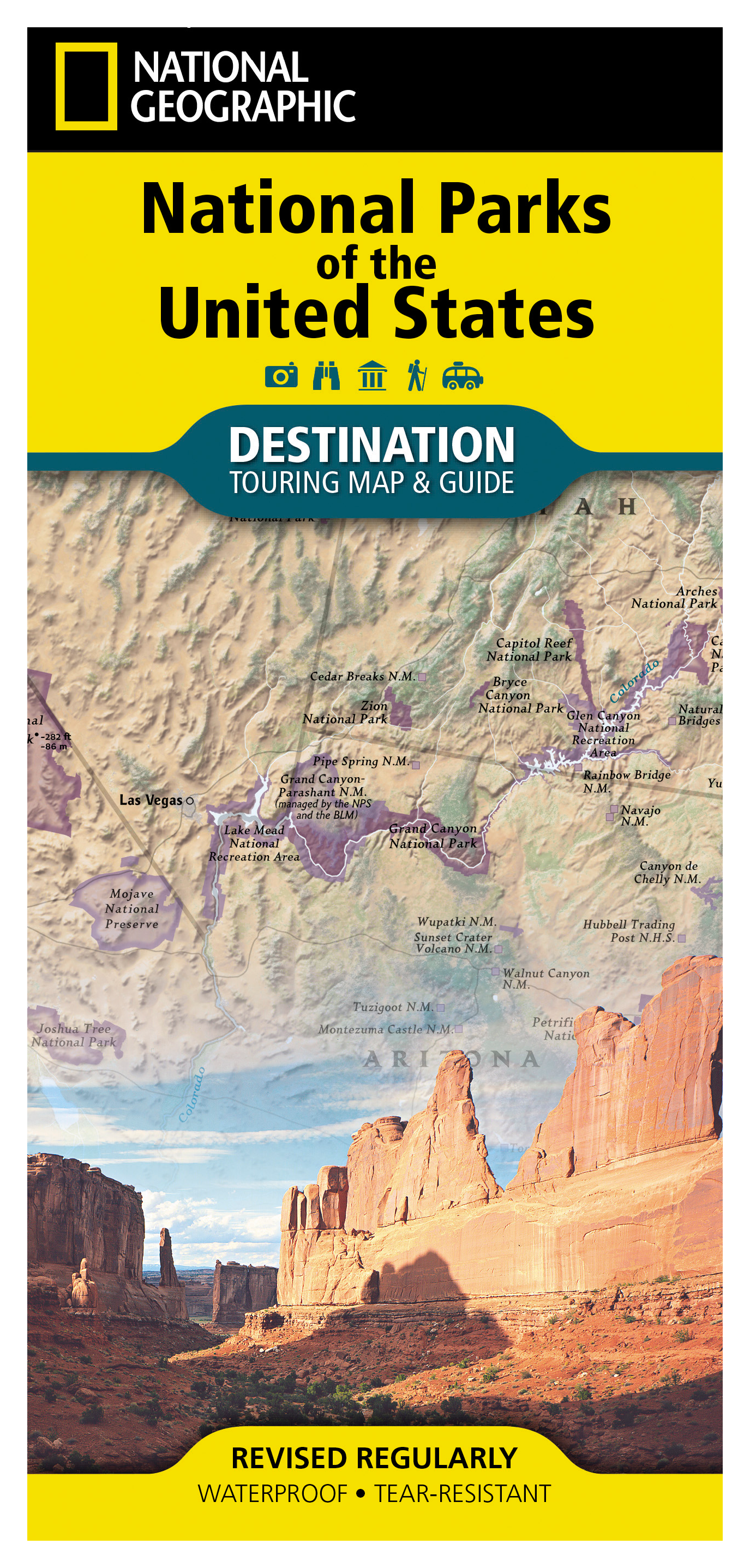 Image of National Geographic Destination Touring Map &Guide Series National Parks of the United States