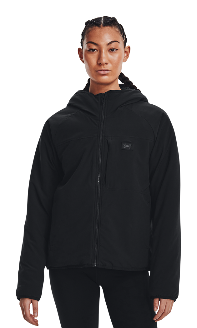 Image of Under Armour Latitude Sherpa Fleece Jacket for Ladies - Black/Black - XL