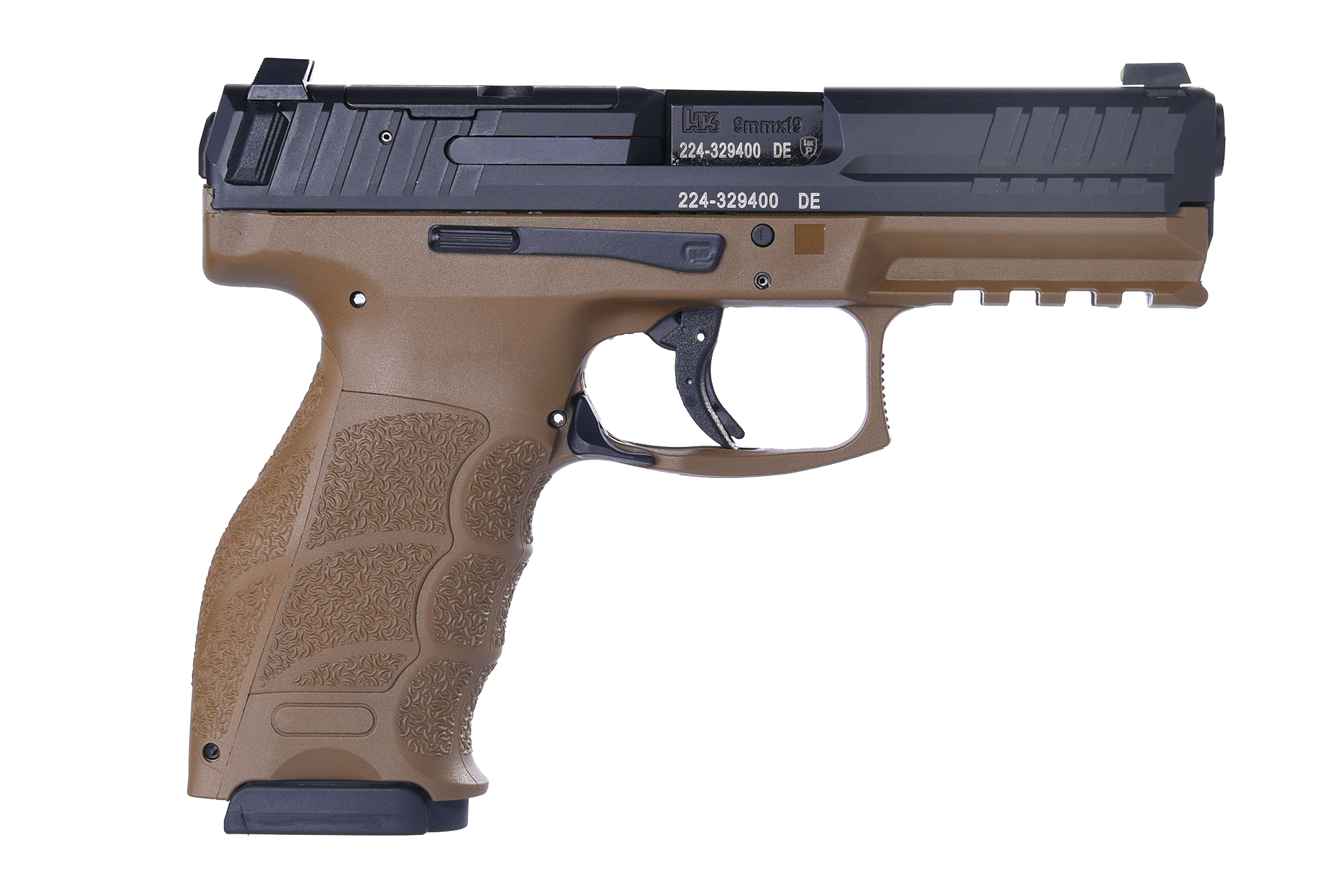 HK VP9 OR/LE Semi-Auto Pistol - Flat Dark Earth - 10 + 1 - HK