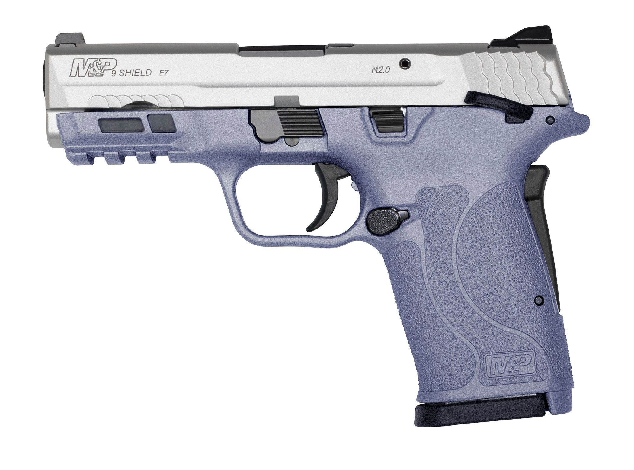 Smith &Wesson M&ampP9 M2.0 Shield EZ Semi-Auto Pistol - Satin Aluminum Cerakote - Smith & Wesson