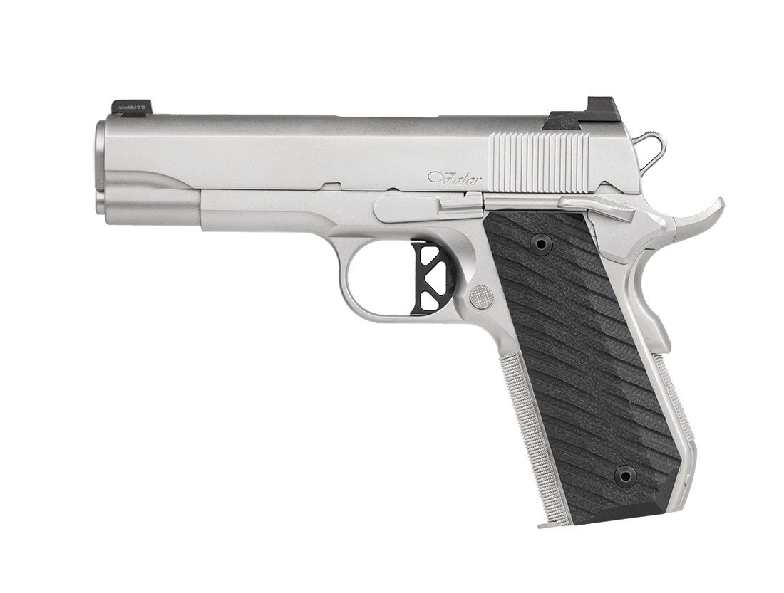 Dan Wesson VBob Commander 1911 SemiAuto Pistol  Bead Blasted Stainless