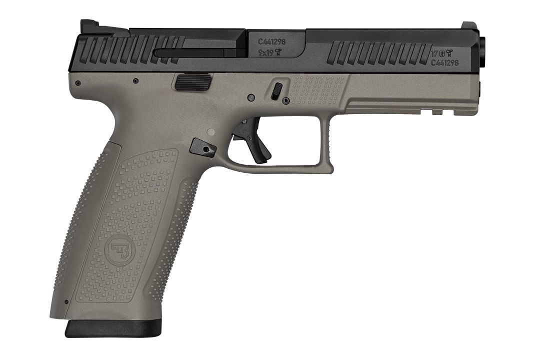 CZ P-10 F Semi-Auto Pistol with Night Sights - 19 + 1 - Flat Dark Earth