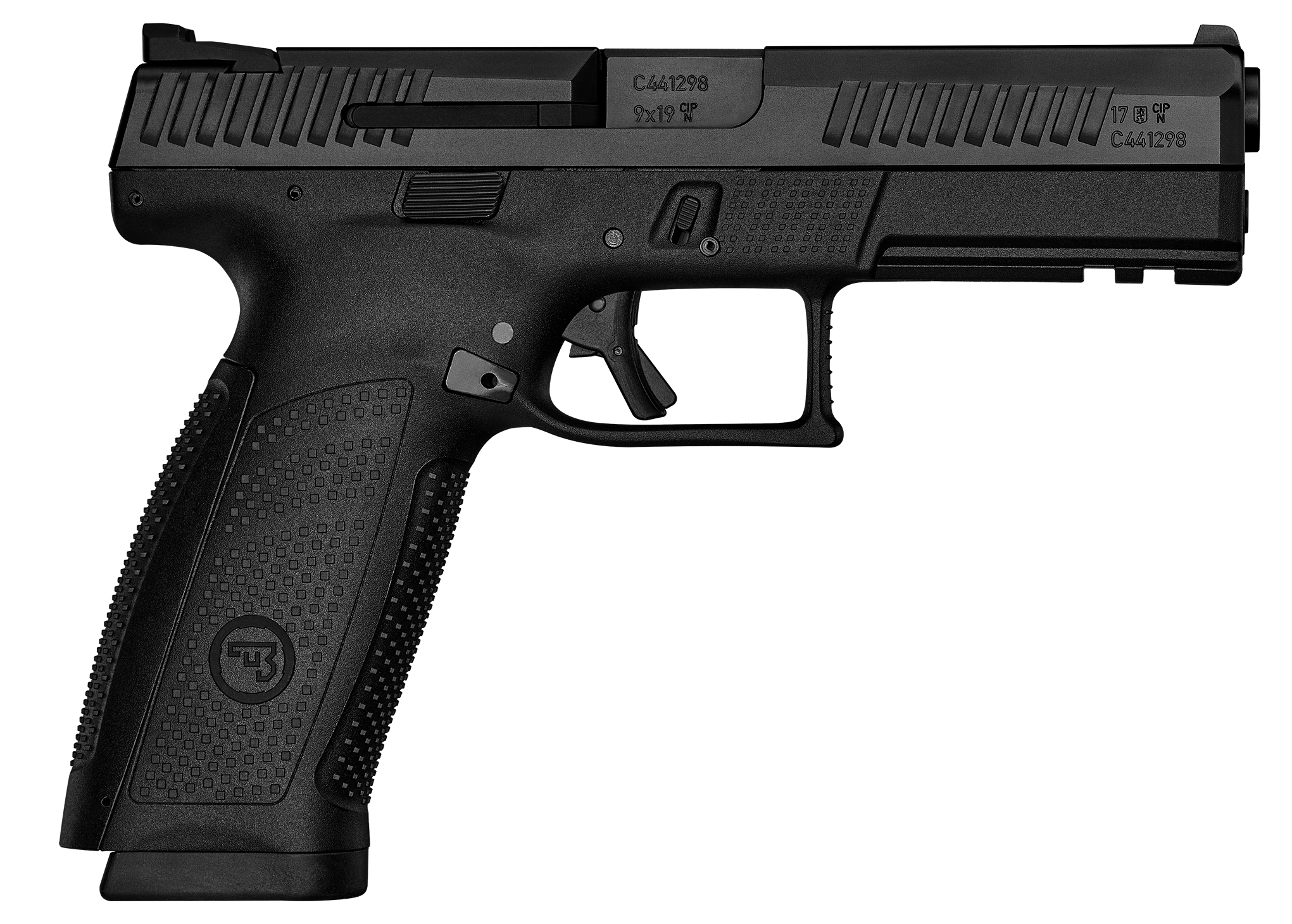 CZ P10 F SemiAuto Pistol  Black