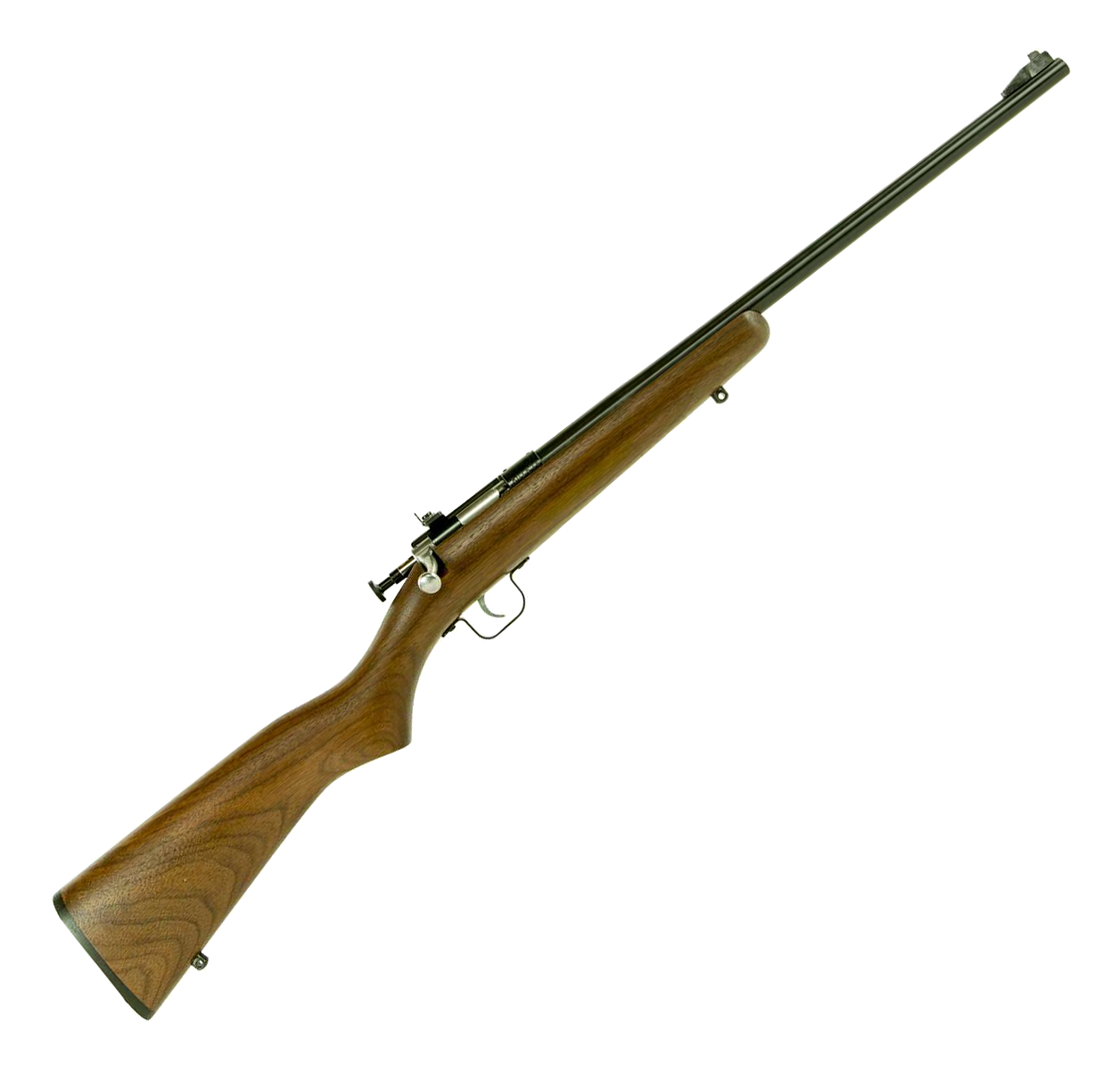 Keystone Sporting Arms Crickett SingleShot Rimfire Rifle with Laminate Stock  22 Long Rifle  Blued  Walnut