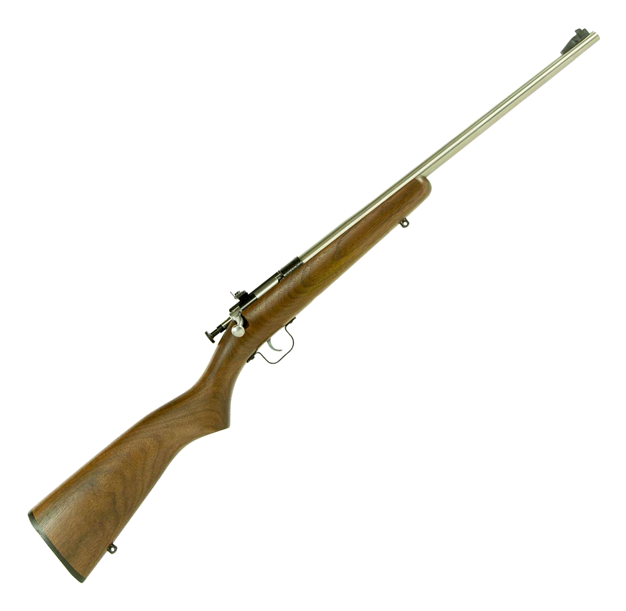 Keystone Sporting Arms Crickett SingleShot Rimfire Rifle with Laminate Stock  22 Long Rifle  Stainless  Walnut