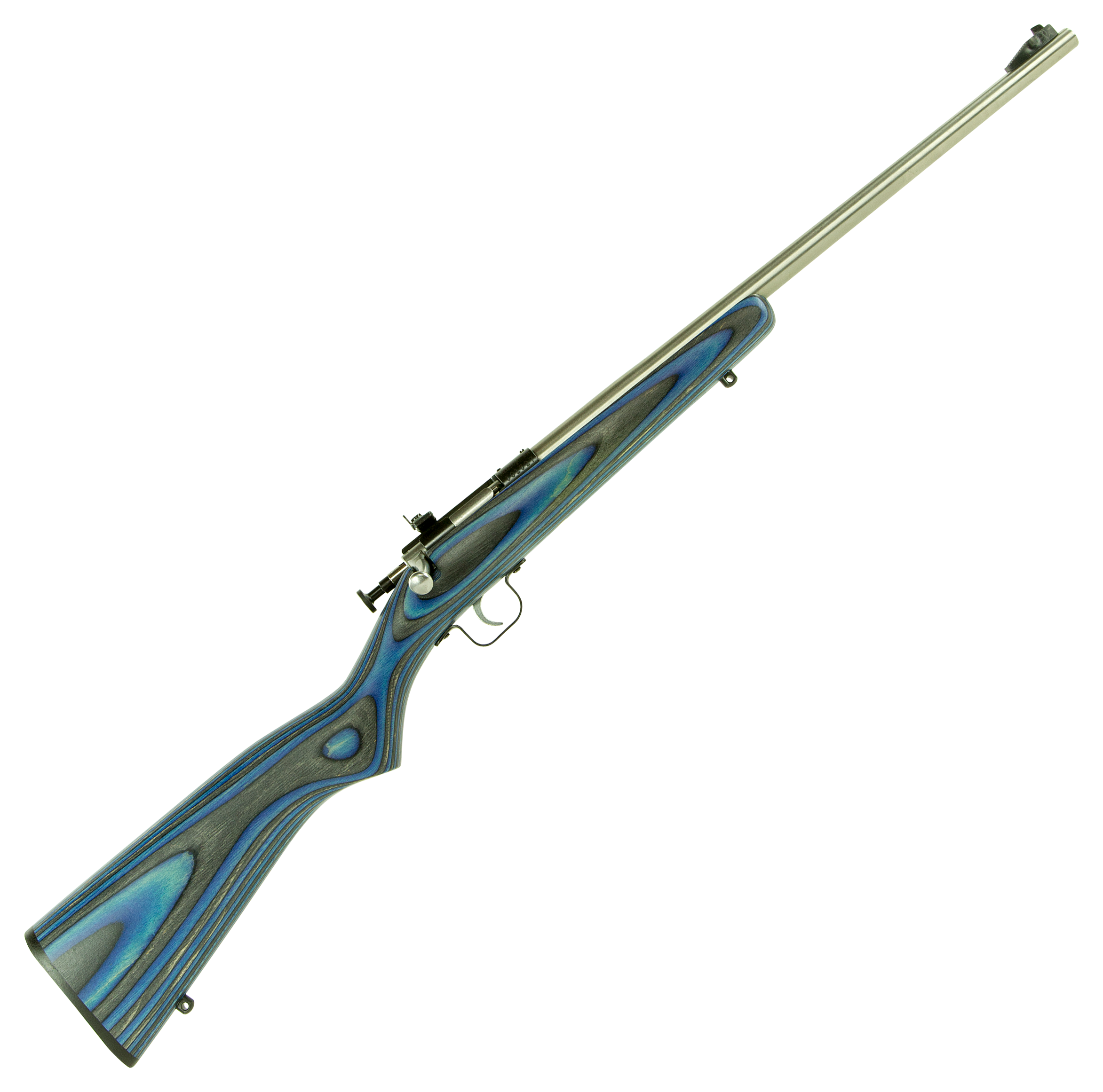 Keystone Sporting Arms Crickett SingleShot Rimfire Rifle with Laminate Stock  22 Long Rifle  Stainless  Blue Laminate