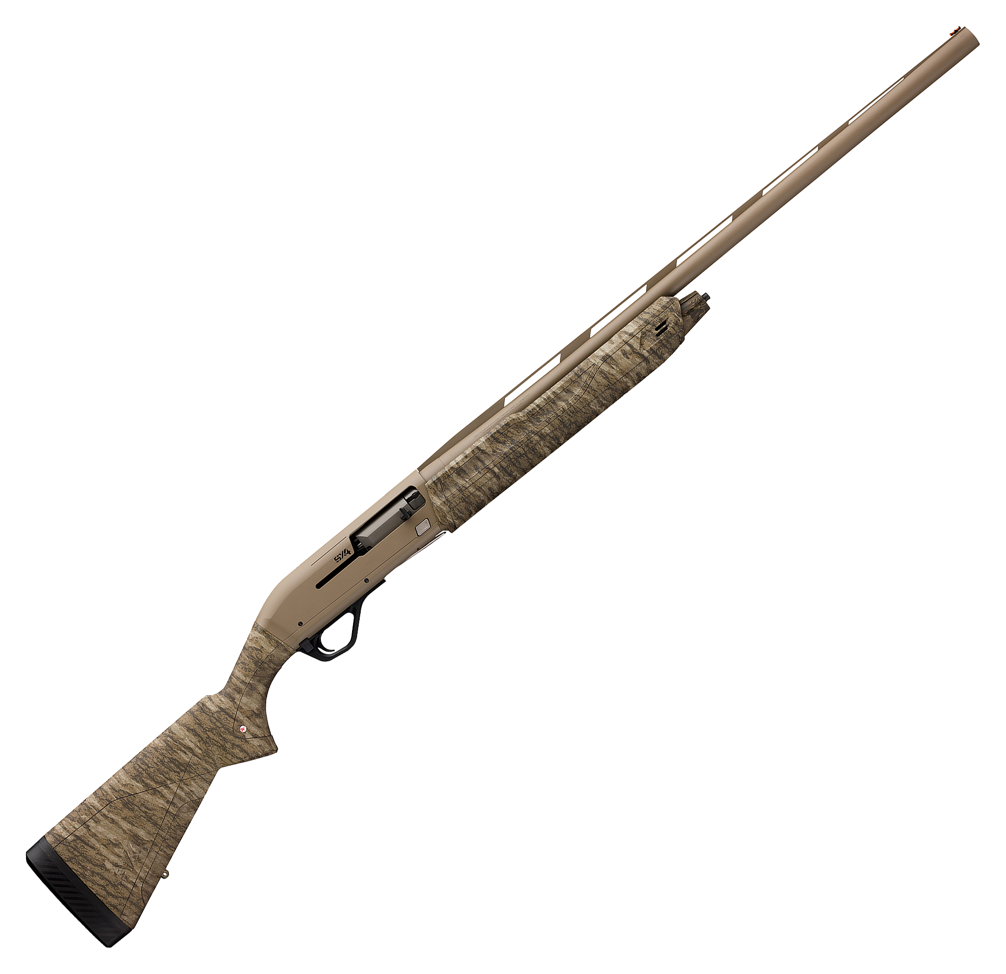 Winchester SX4 Hybrid Hunter SemiAuto Shotgun  20 Gauge  FDE  Mossy Oak Bottomland  28  3 Chamber  Right