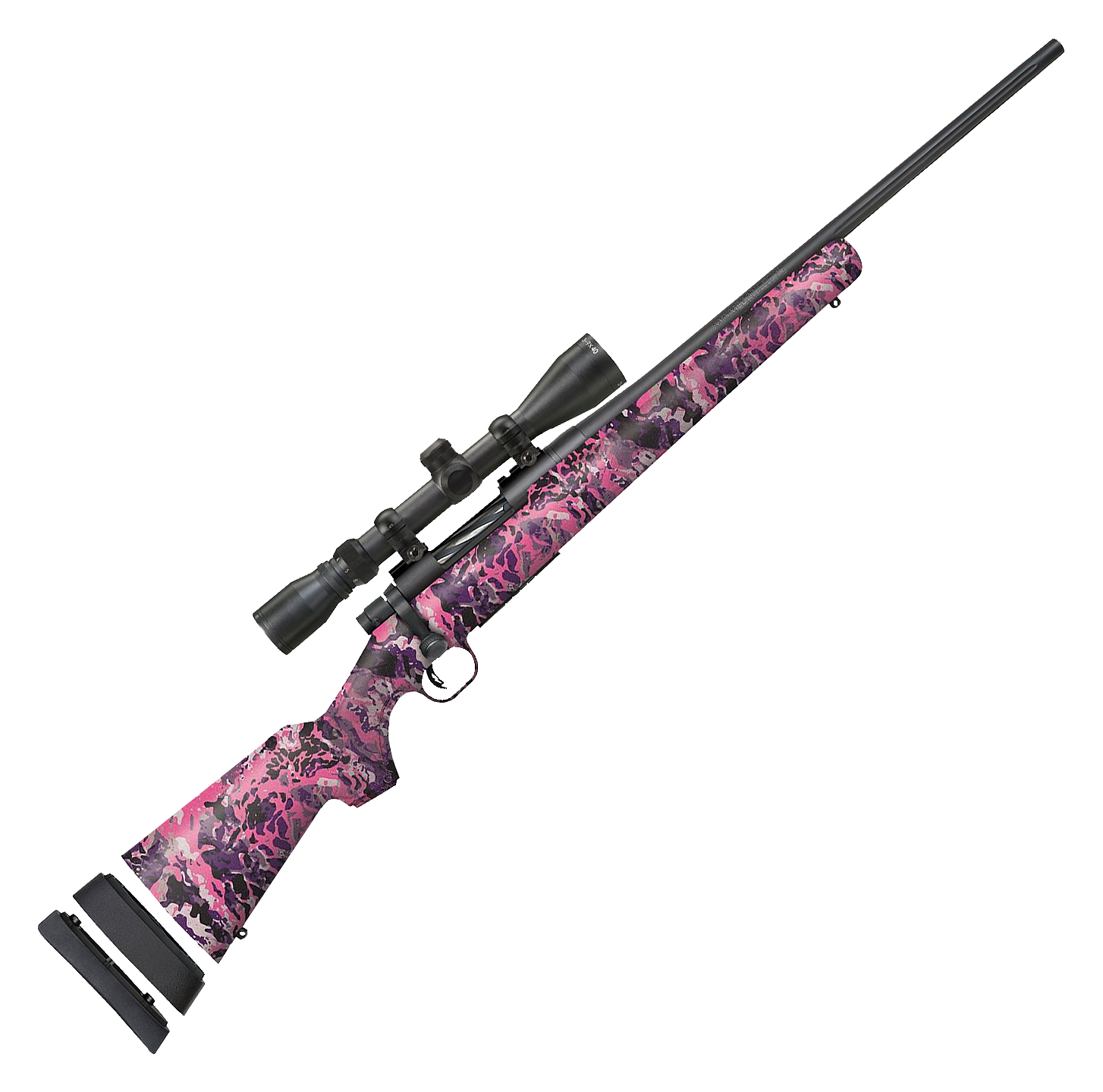 Mossberg Patriot Super Bantam BoltAction Rifle with Scope  243 Winchester  20  Muddy Girl Wild