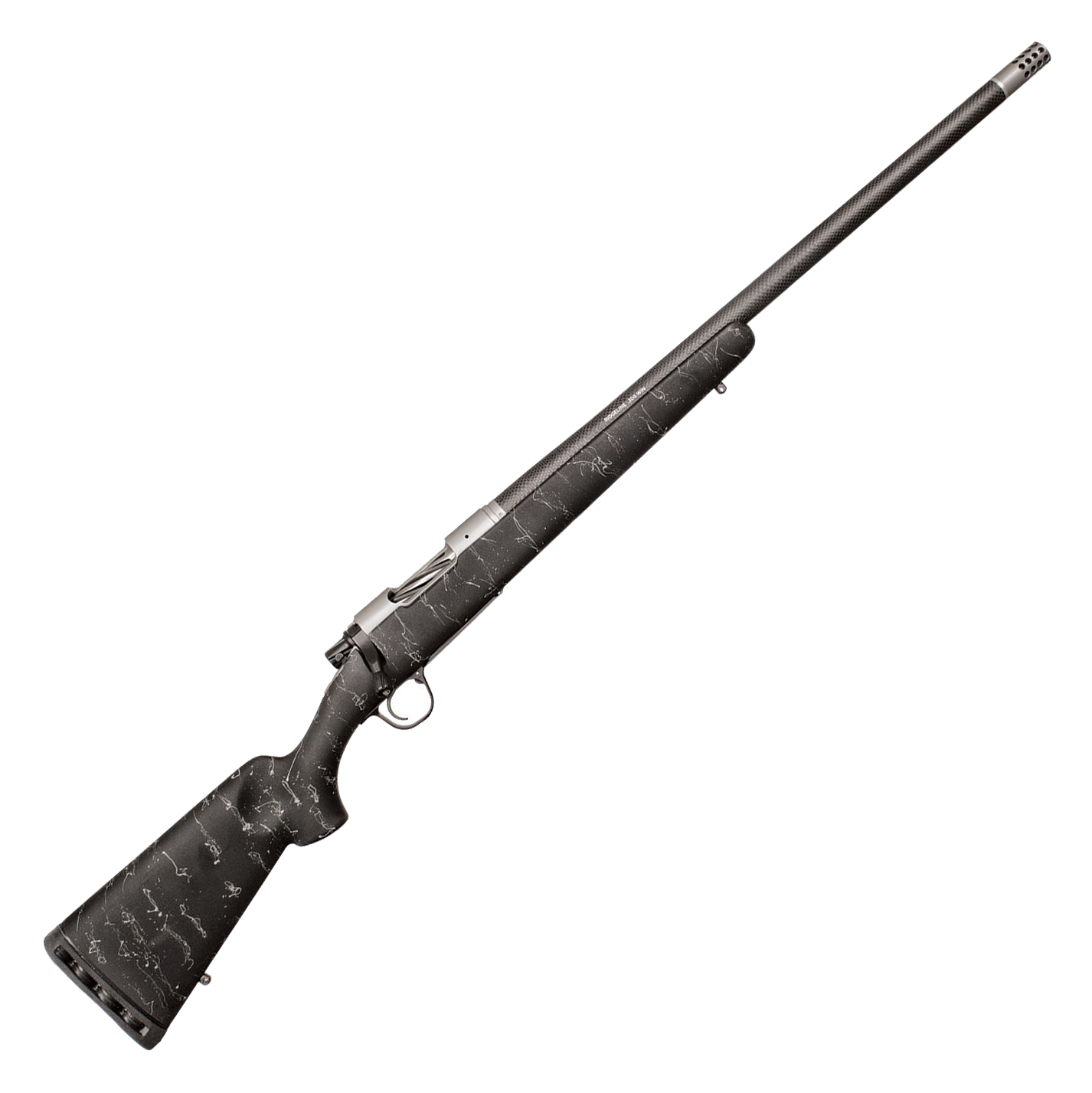 Christensen Arms Ridgeline BoltAction Rifle  65 PRC  24  Right  Stainless Steel  Black wGray Webbing  4  1