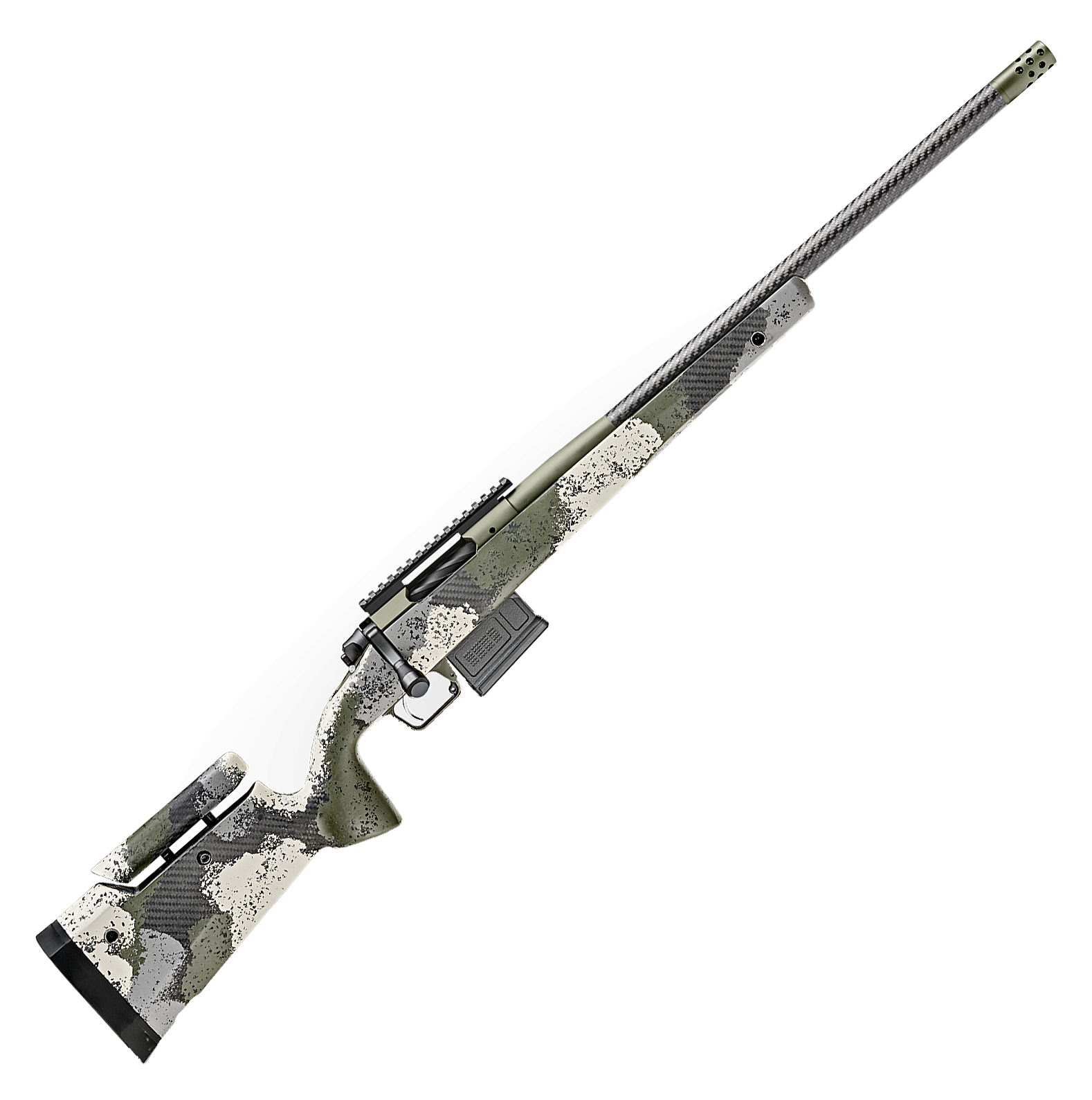 Springfield Armory Model 2020 Waypoint BoltAction Rifle with Adjustable Stock 65 Creedmoor   Green Cerakote  5  1