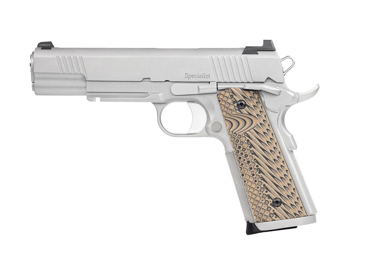 CZ Dan Wesson Specialist 1911 SemiAuto Pistol  Stainless  10mm