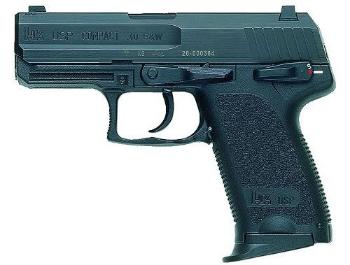 Image of HK USP Compact V1 DA/SA Semi Auto Pistol with Safety/Decocker - .40 Smith &Wesson