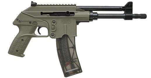 KelTec PLR22 SemiAuto Pistol  Green Polymer