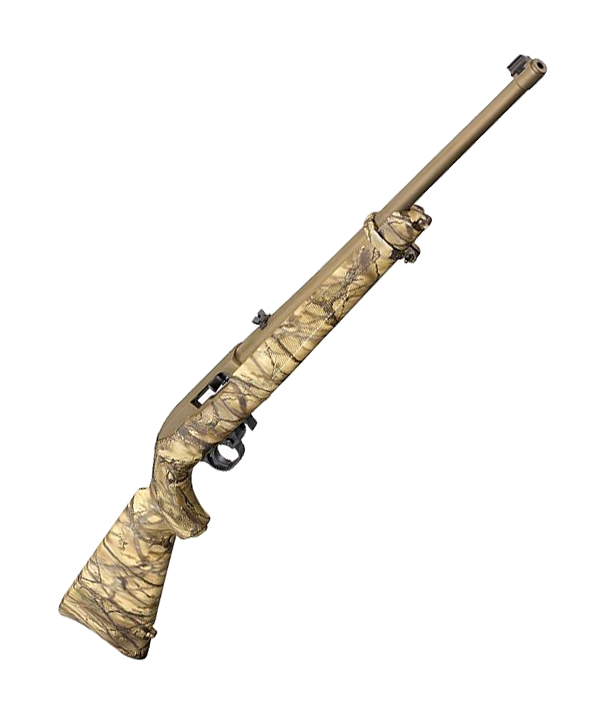 Ruger 1022 Go Wild IM Brush Camo SemiAuto Rifle